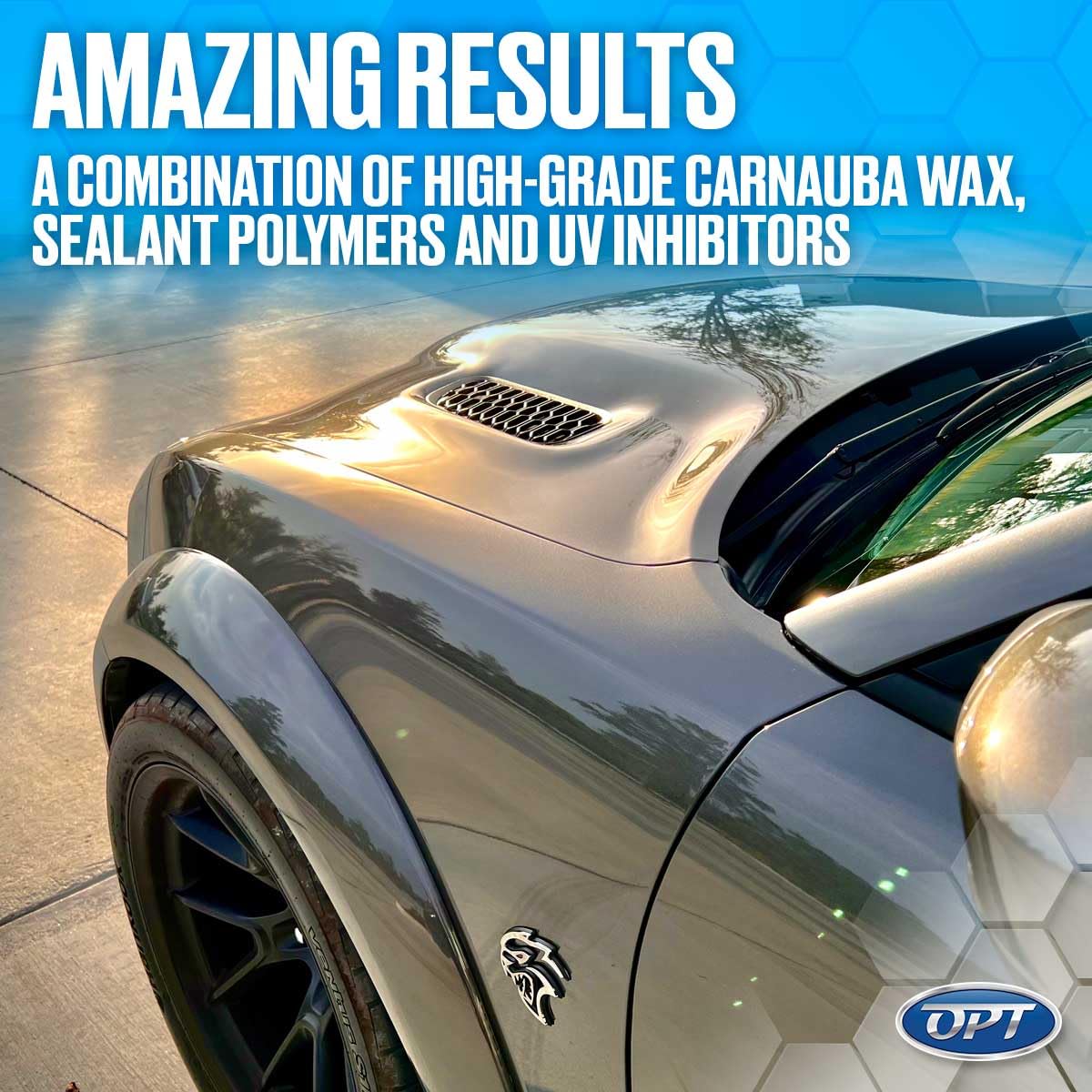 Optimum Car Wax 17 Oz - Liquid Spray Wax with UV Protection for Cars, Trucks & RVs - Lasts Up to 5 Months, Ideal for All Exterior Surfaces