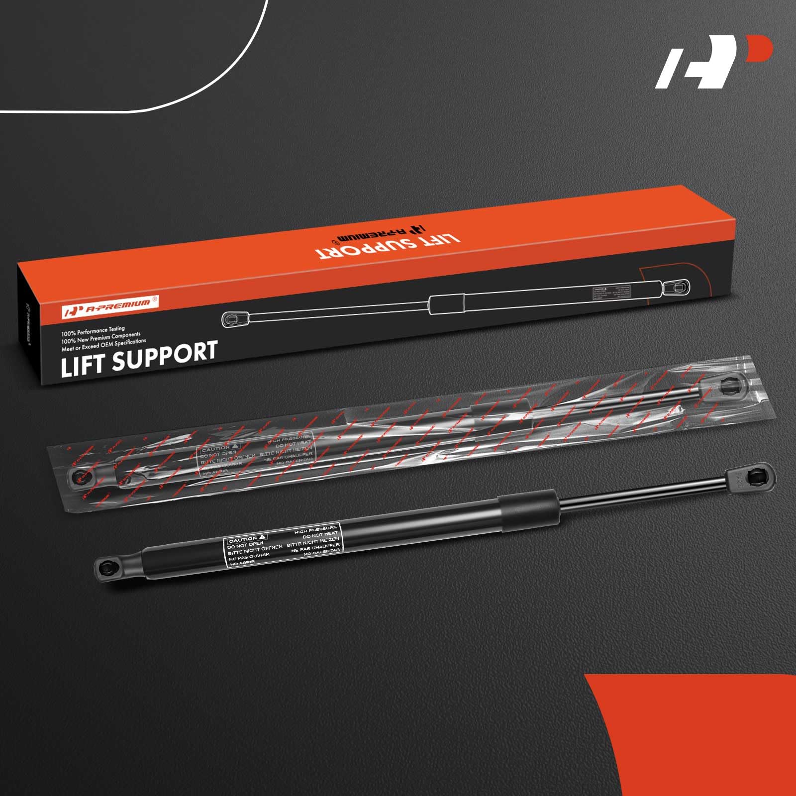 A-Premium Rear Tailgate Lift Supports Shock Struts Gas Spring for Toyota Sienna 2011-2020, Black, 2-PC Set, 6 Speaker Stereo System