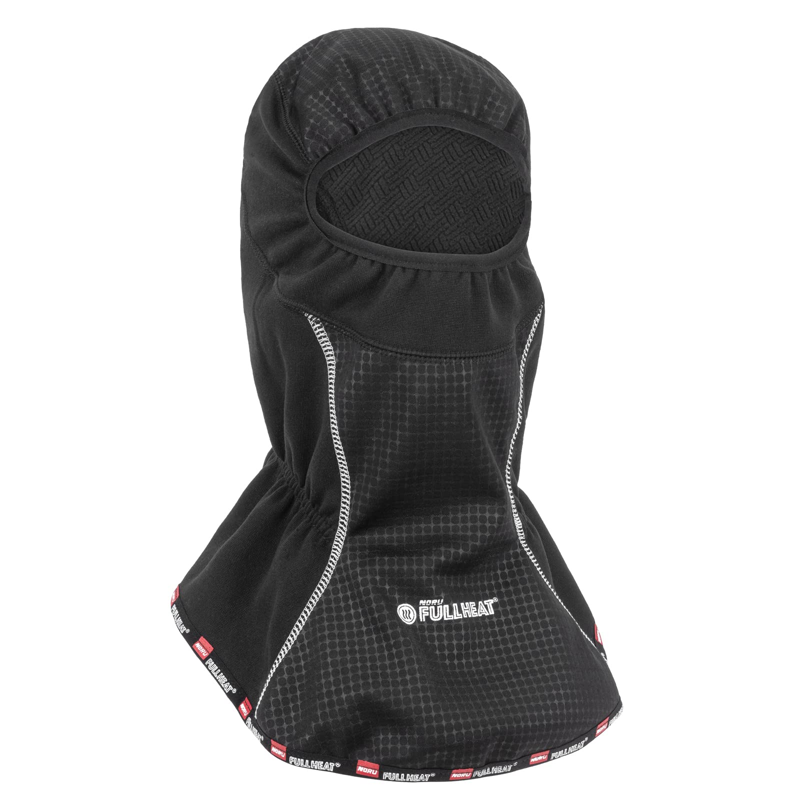 Noru Insulated Full Heat Balaclava Windproof Breathable Base Layer Cold Season Snowmobile Motorcycle Atv Utv Riding Black