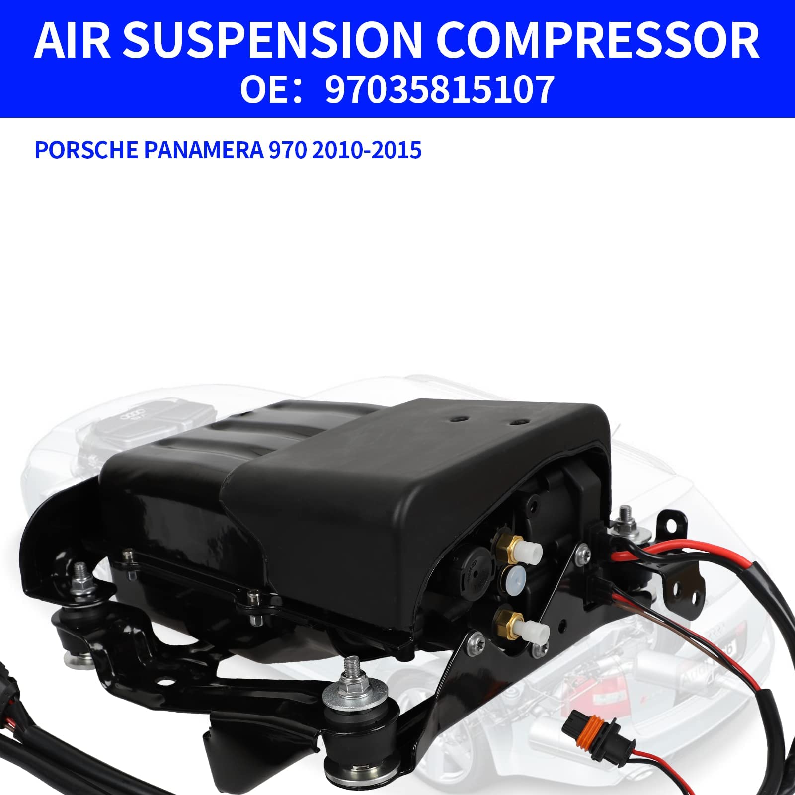 Rxluckies Replacement For Air Suspension Compressor Pump Assembly Porsche Panamera 97035815110