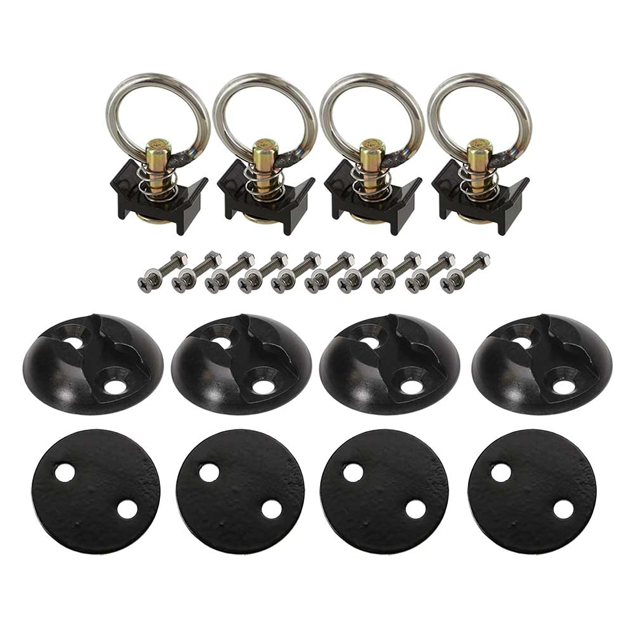 Us Cargo Control L Track Tie Down System, Perfect For Use As Anchor Points In Truck Beds Or Trailers To Tie Down Your Utv, Atv, 