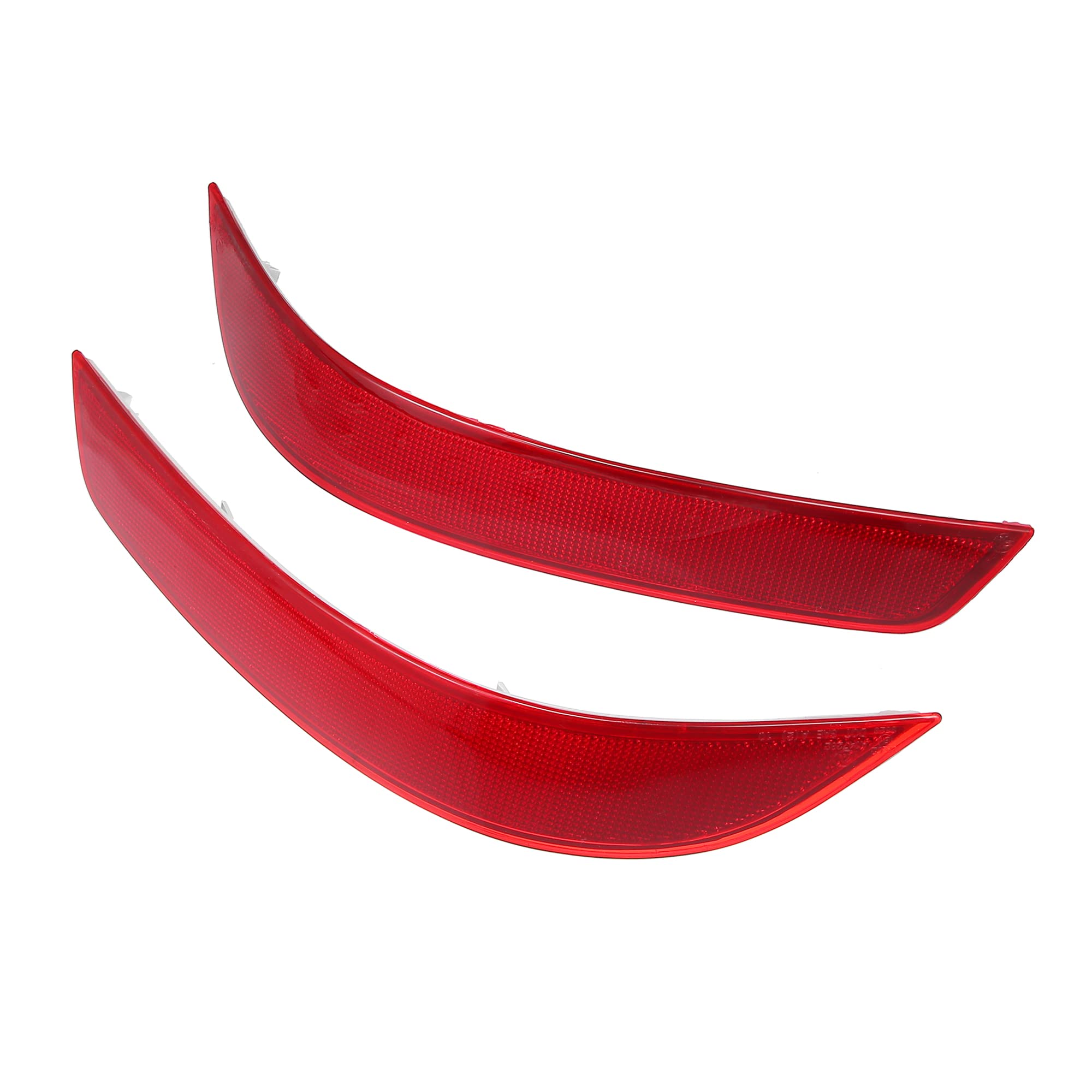 A ABSOPRO Rear Bumper Reflector Light 1648200974 for Mercedes-Benz GL450 4.7L V8 2010-2012 ABS Red Gray