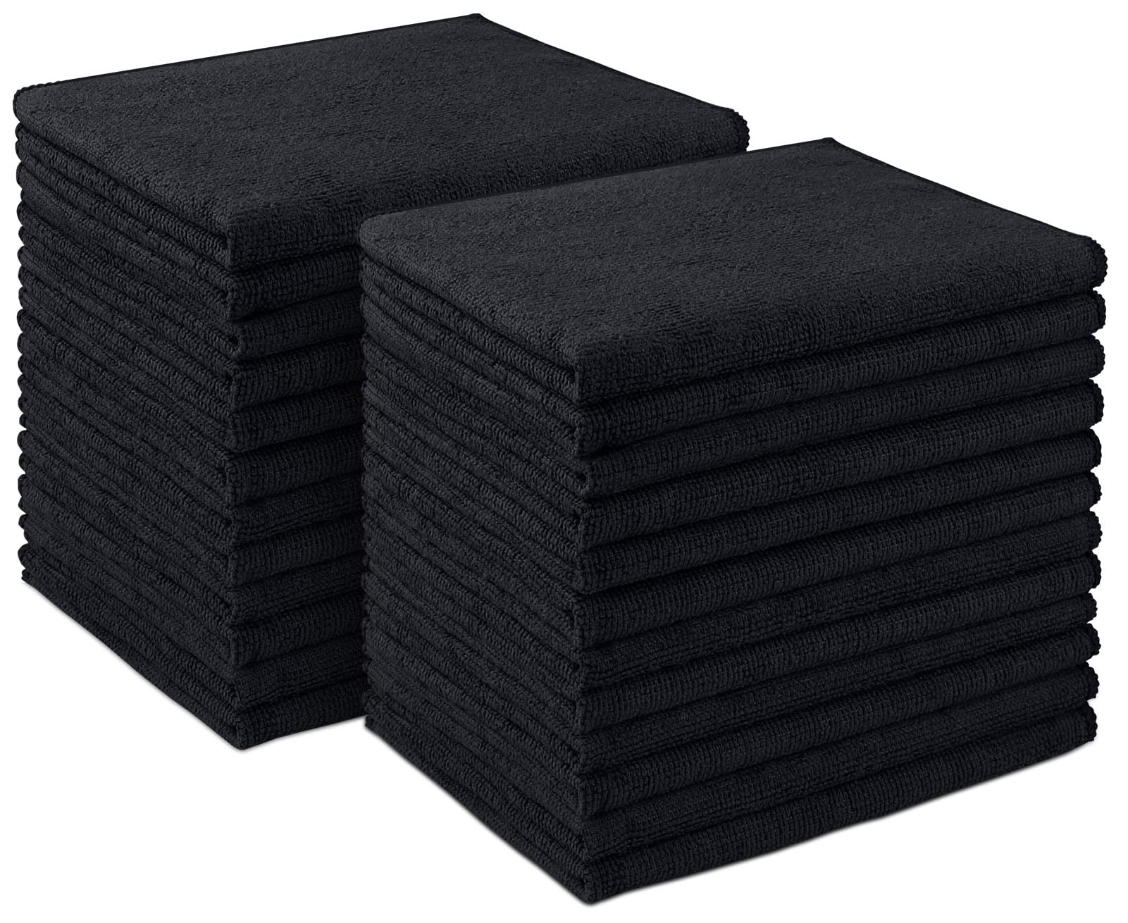 Aidea Microfiber Cleaning Cloth 24 Pack, 12Inx16In Microfiber Towel For Cars, Soft & Absorbent Microfiber Towels, Lint Free Clea