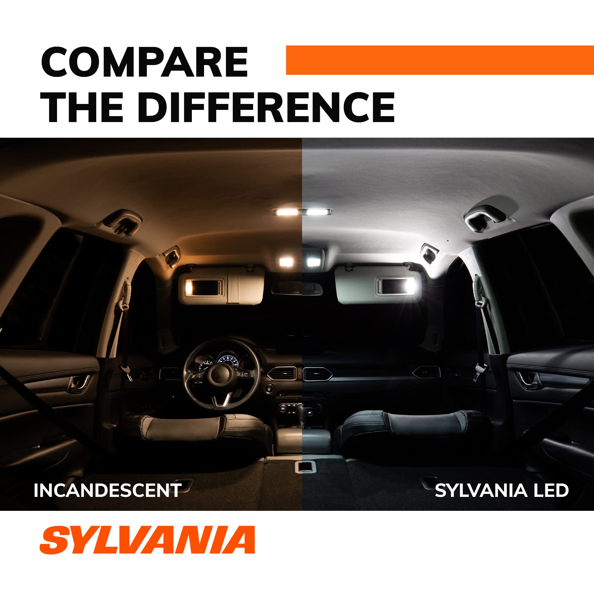 Sylvania 3157 White Led Bulb, (Contains 2 Bulbs)