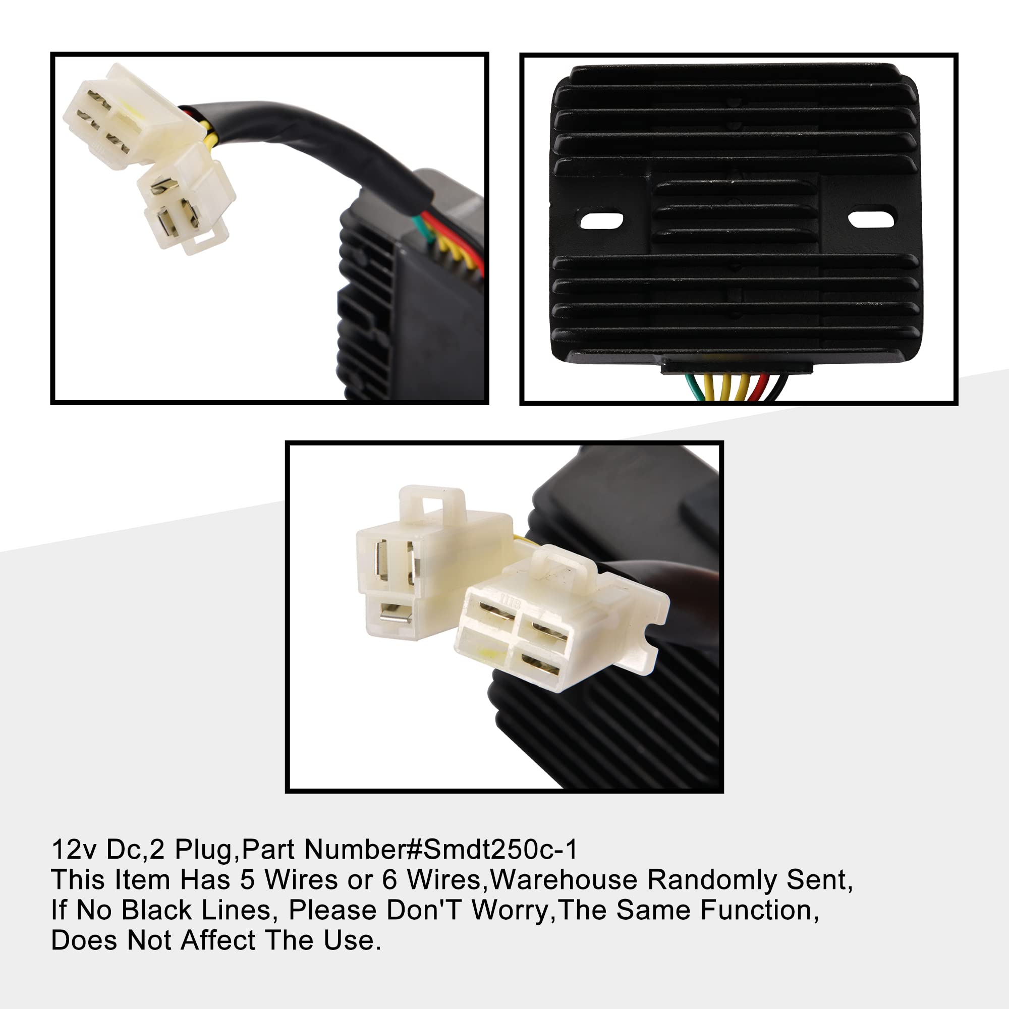 Goofit Voltage Regulator Rectifier Replacement For 250Cc 260Cc Helix Cn250 Vog Jonway