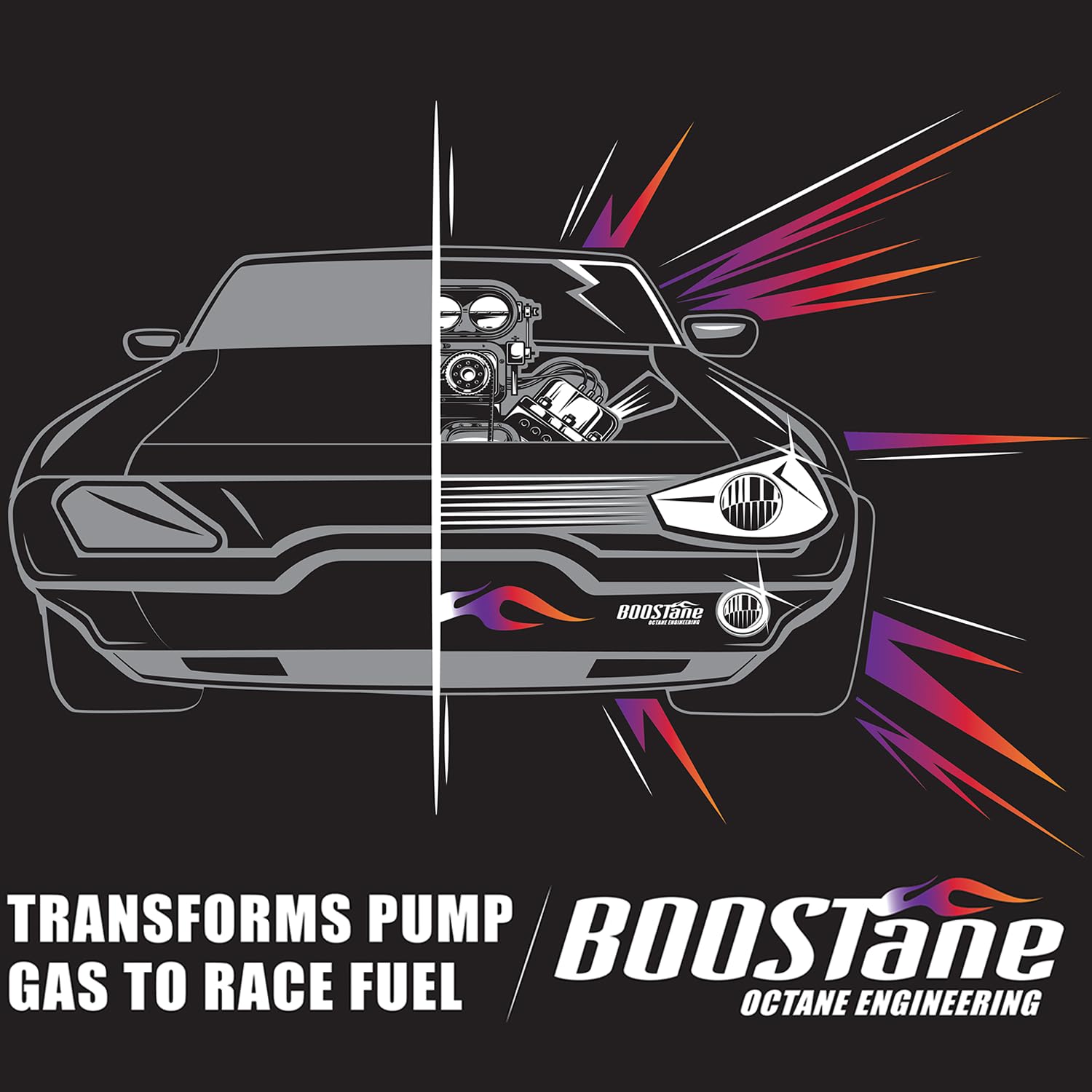 BOOSTane Professional Octane Booster - 32oz (4 Pack) - High Performance Fuel Additive for Enhanced Engine Efficiency
