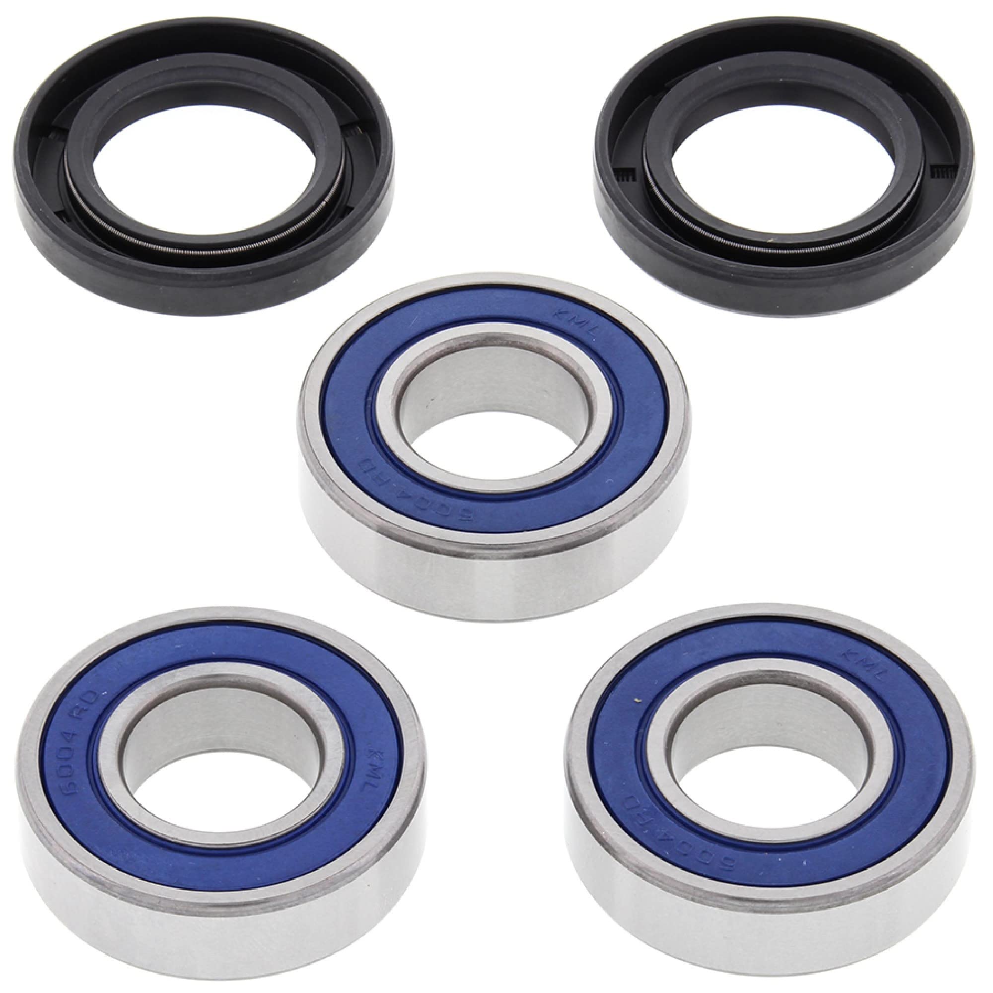 All Balls Racing 25-1233 Rear Wheel Bearing Kit Compatible with/Replacement For Suzuki RM 125 1992-1994, RM 250 1992-1995
