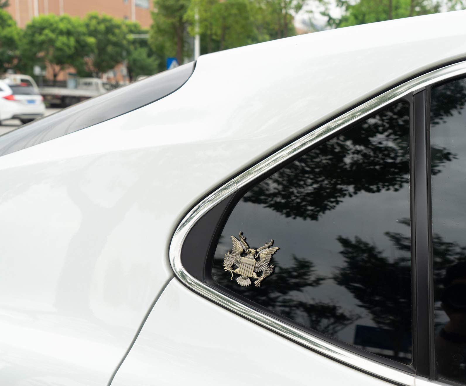 Fsforcar US Army Metal Car Emblem Sticker Decal - Bronze, Model ST2007-0001