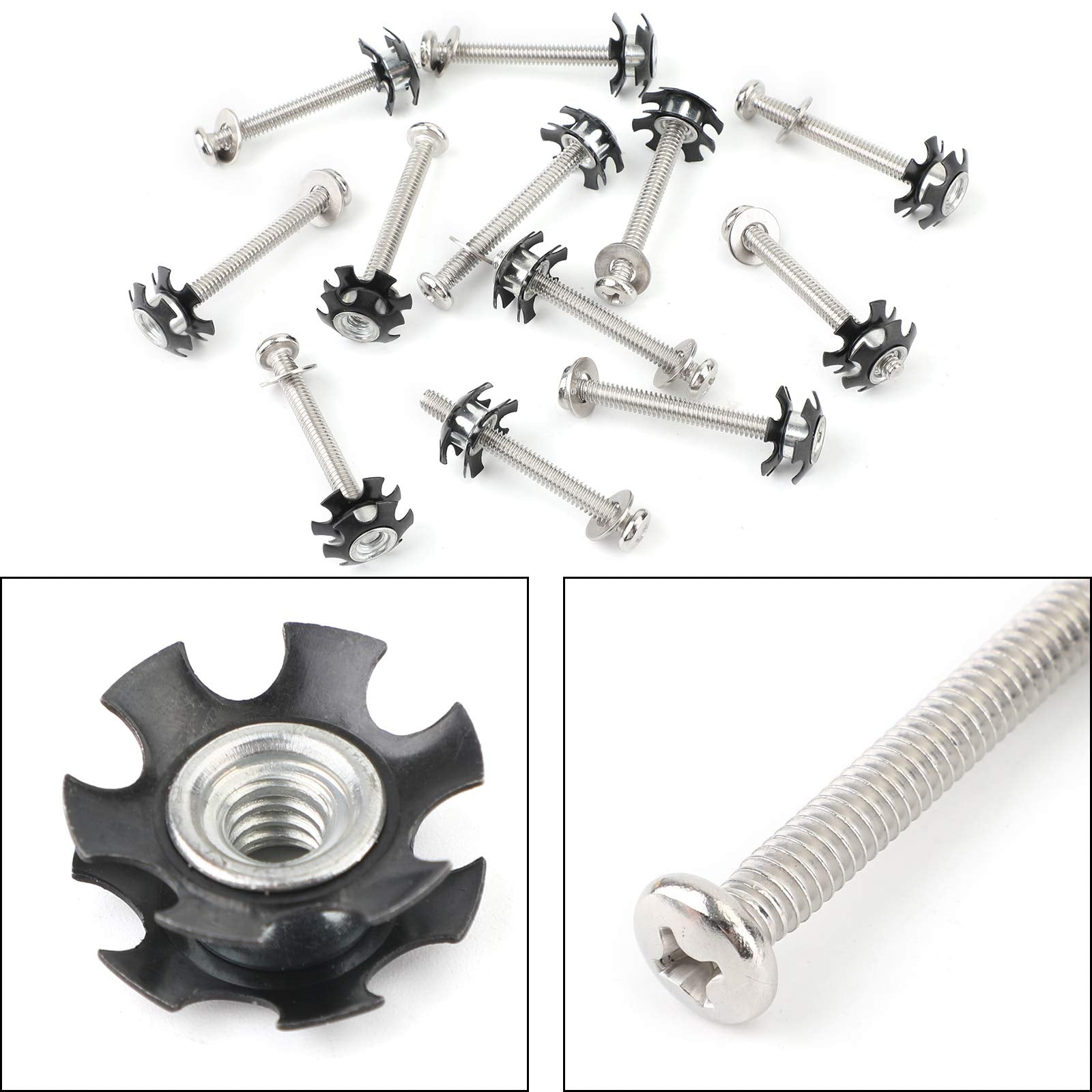 Frezon Set of 10 RV Ladder Repair KIT Nuts Stainless Bunk Motorhome Parts Camper Trailer Coach