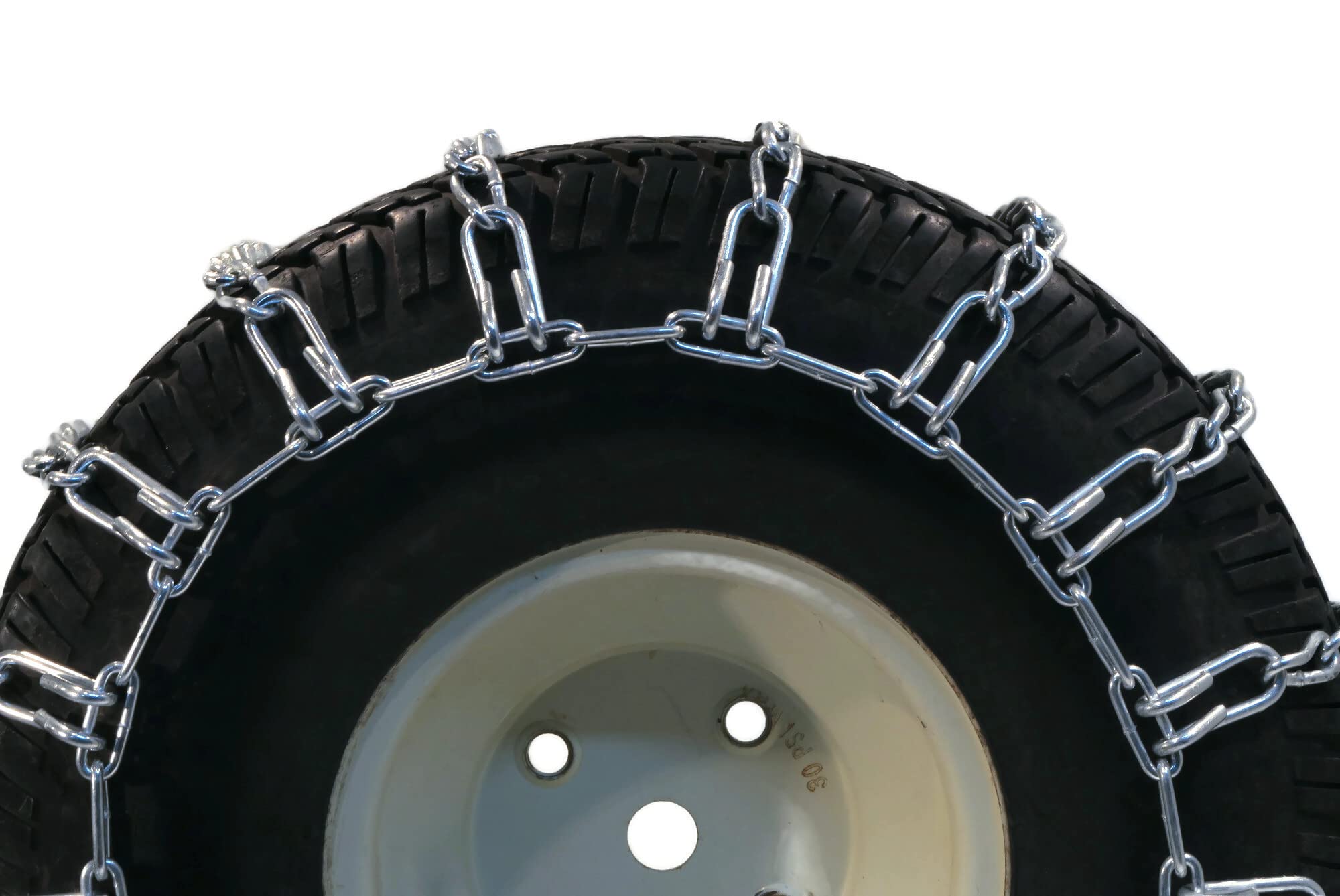 Nalymory 5572 Rotary Tractor Tire Chains - Set of 2, 26"x12"x12", Alloy Steel, 2 Link Spacing