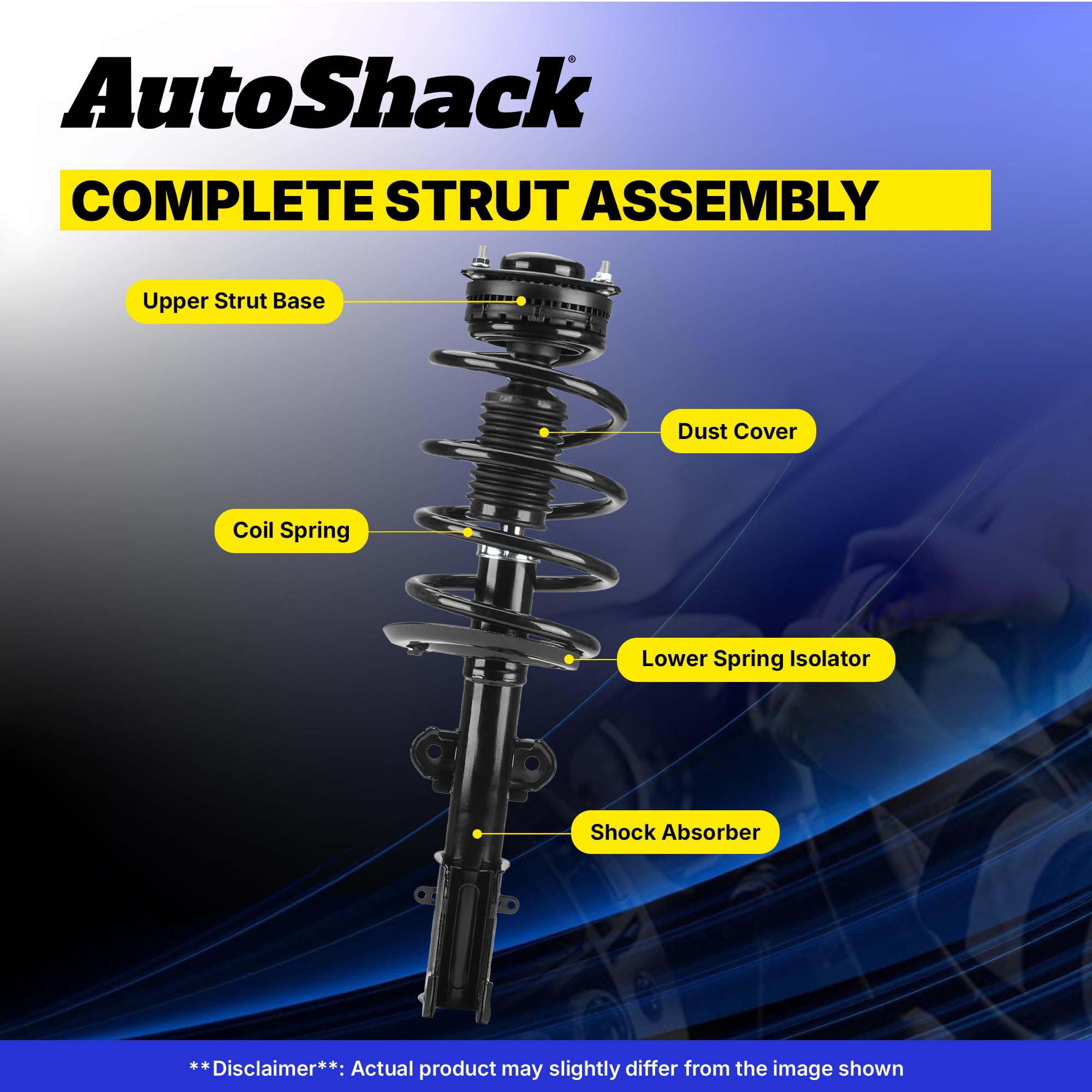 AutoShack Front Complete Struts Coil Springs Assembly Pair of 2 Driver and Passenger Side Replacement for 2007-2013 Acura MDX 20