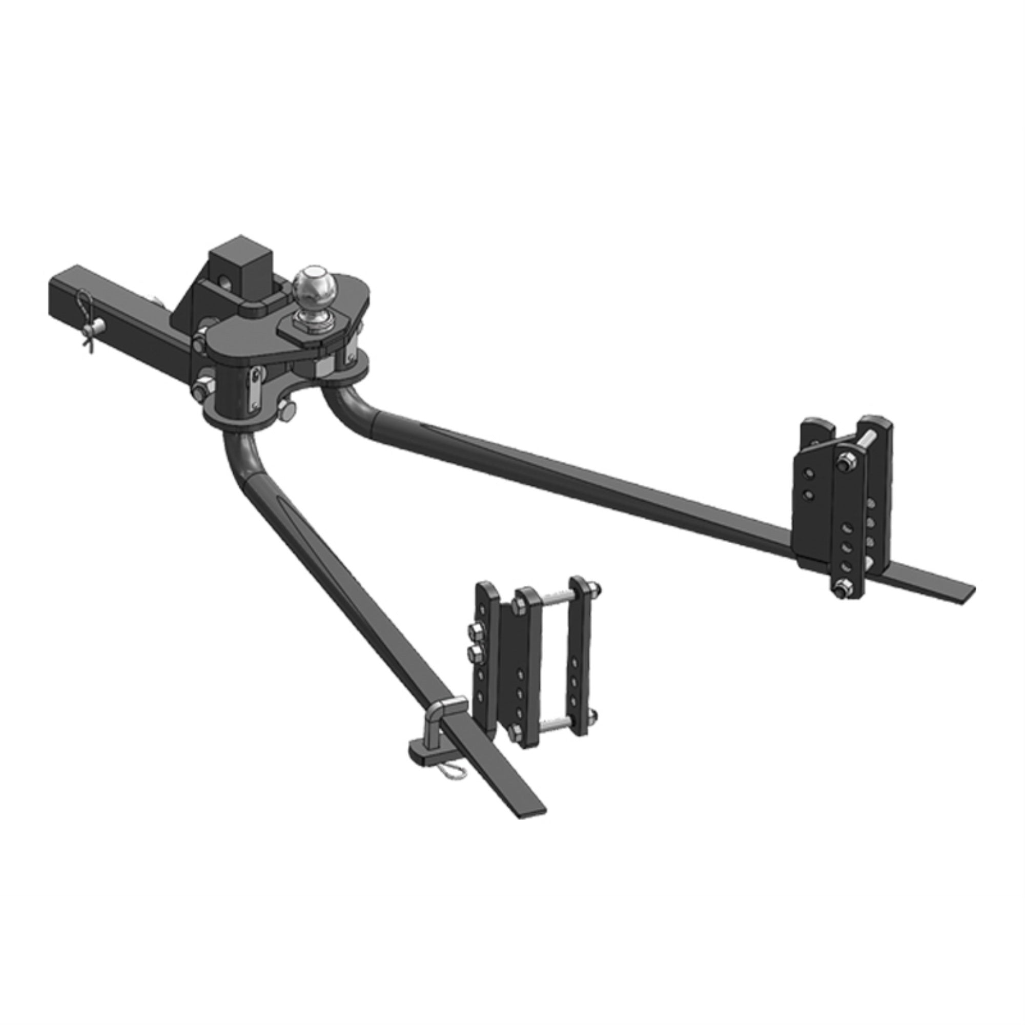 Blue Ox BXW0875 2Point Weight Distribution Hitch  800 lbs., 6Hole Shank, 25/16 Ball