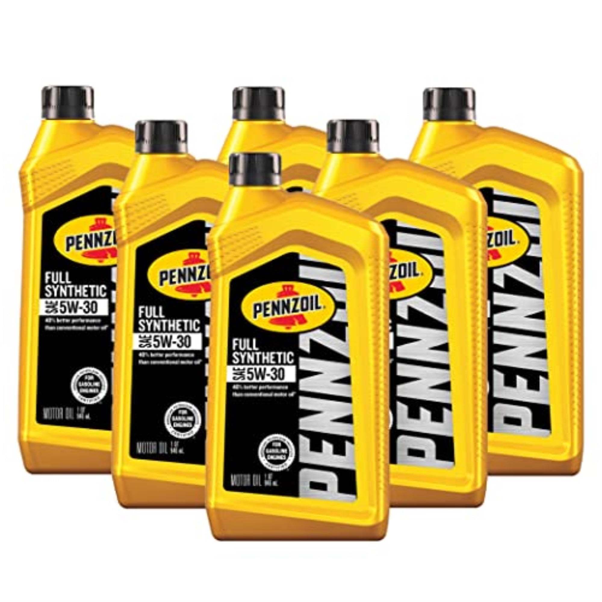 8069224 MOTOR OIL SYNTHTIC 5W30 Pennzoil 5W30 Gasoline Synthetic Motor Oil 1 qt (Pack of 6)