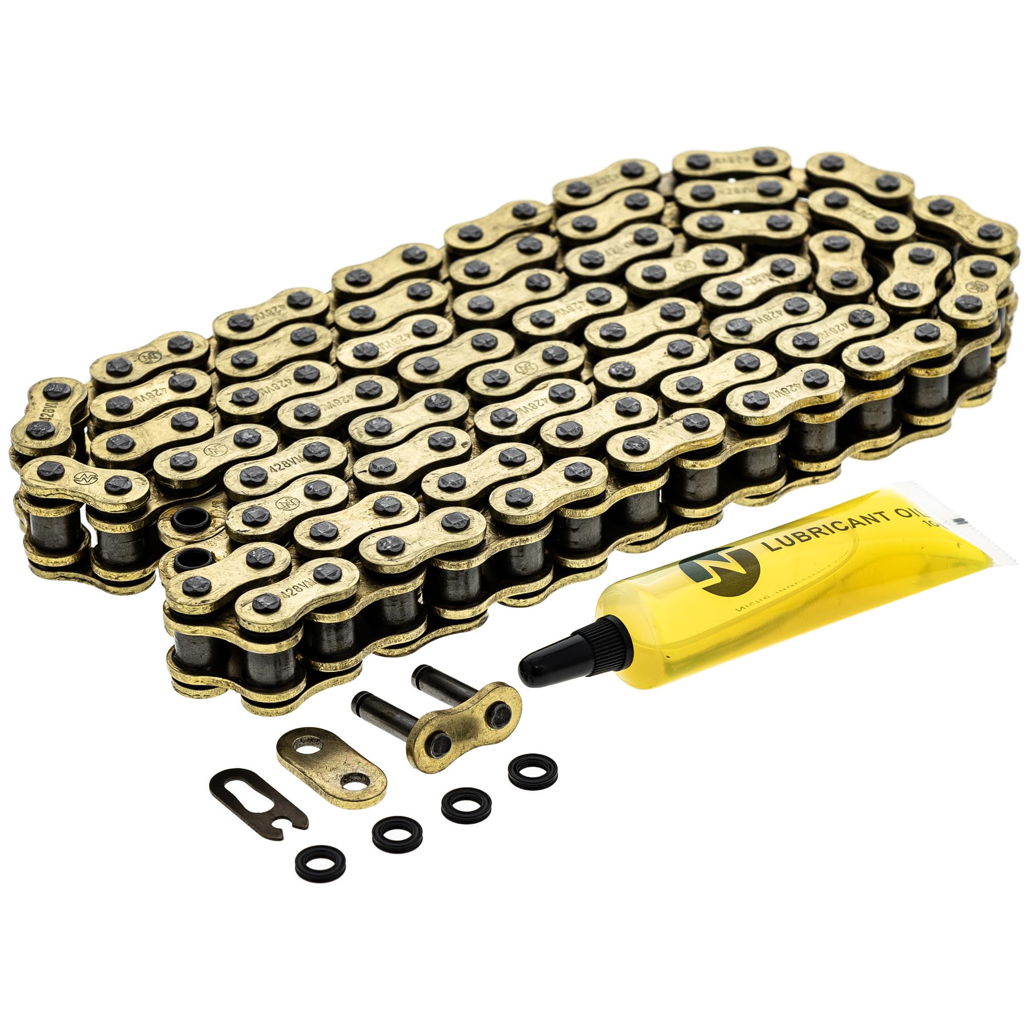 Niche Gold 428 X-Ring Chain 108 Links With Connecting Master Link