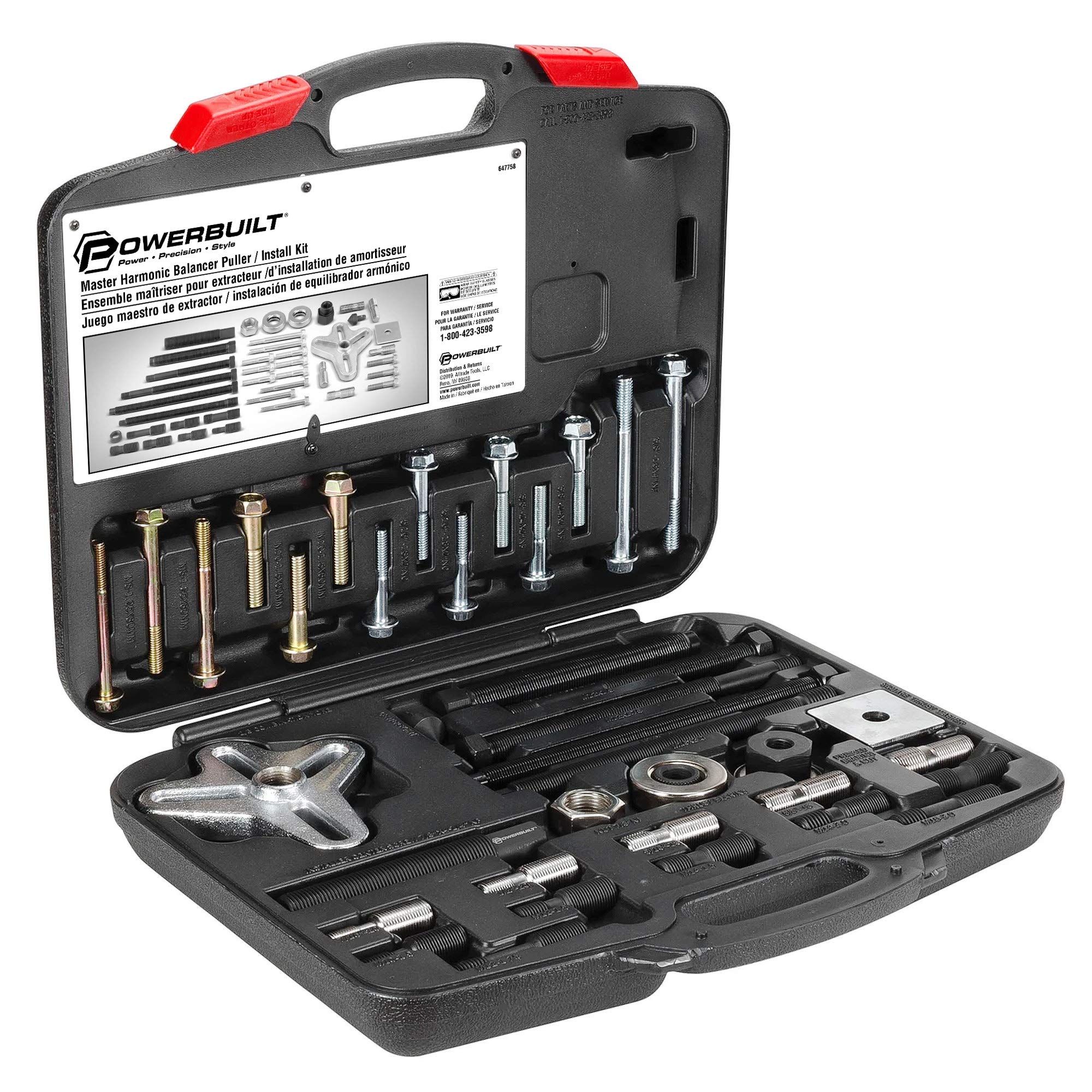 Powerbuilt Harmonic Balancer Puller & Installer, Specialty Tools Car Engine & Vehicle Drive Train, Crankshaft, Pulleys, And Gear