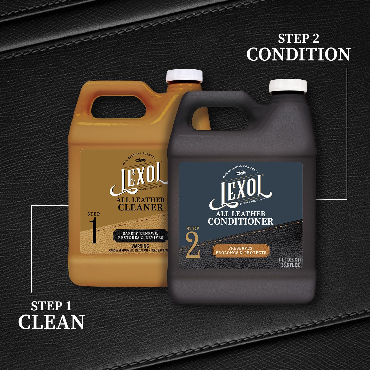 Lexol 1000115 1013 Leather Conditioner, 1-Liter