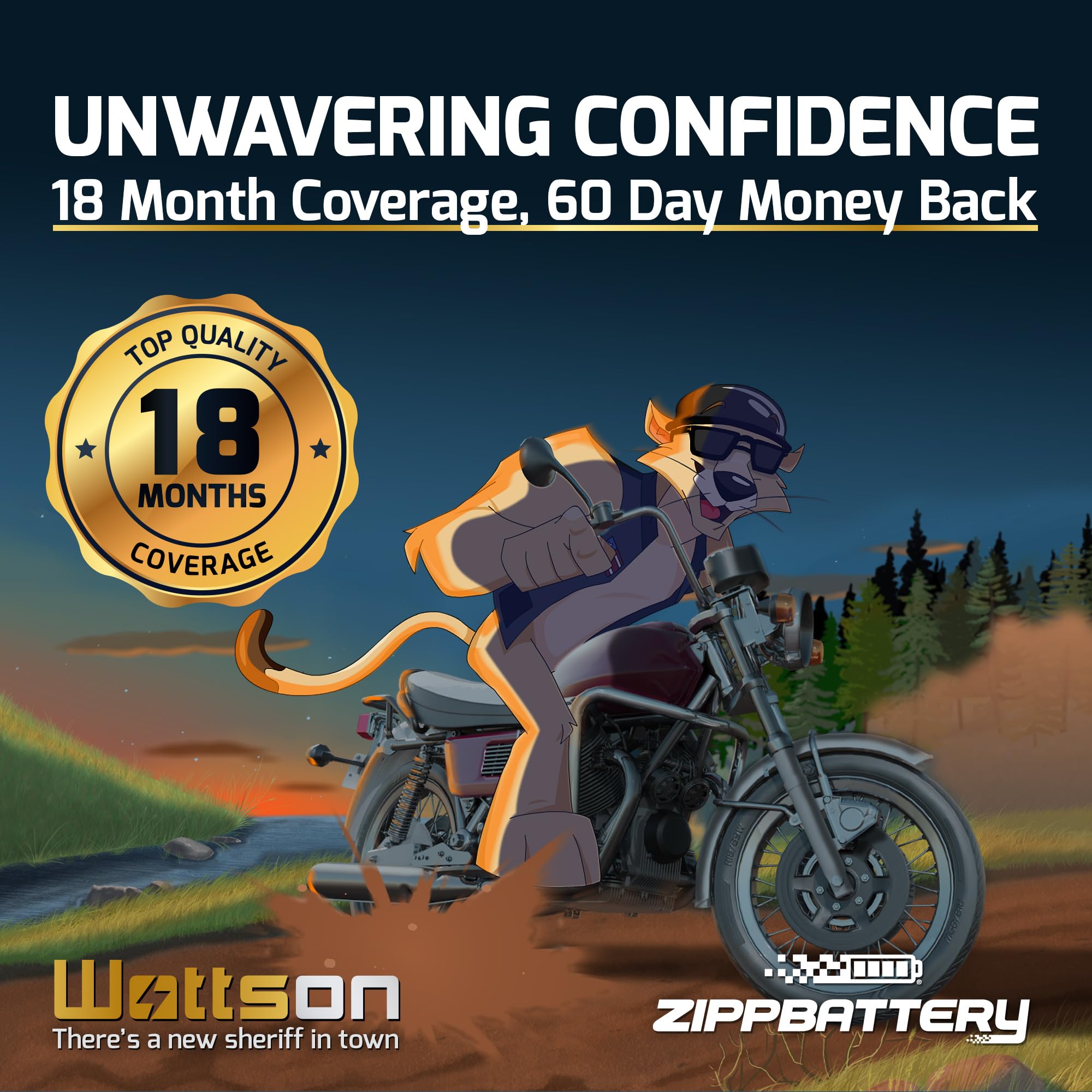 Zippbattery 20Hl-Bs Maintenance-Free 12V 21Ah Battery Replacement For Atv, Motorcycle, Jet Skis, Scooter, Utv, And More - Nut An