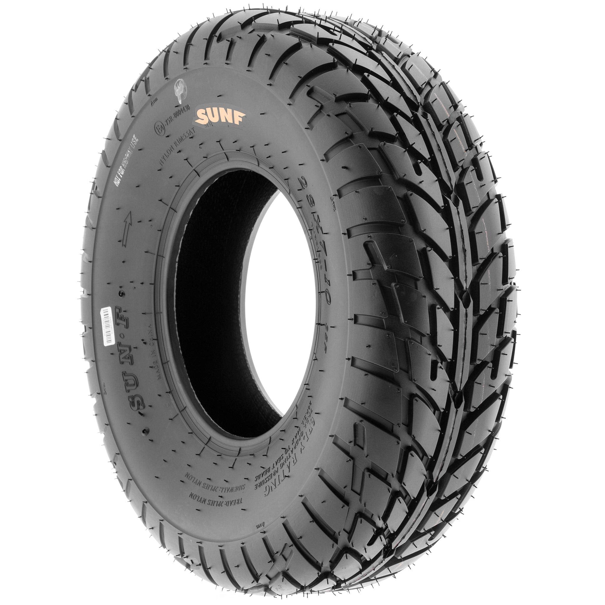 Set of 4 SunF A021 TT Sport ATV UTV Flat Track Tires 21x7-10 Front & 20x10-9 Rear, 6 PR, Tubeless