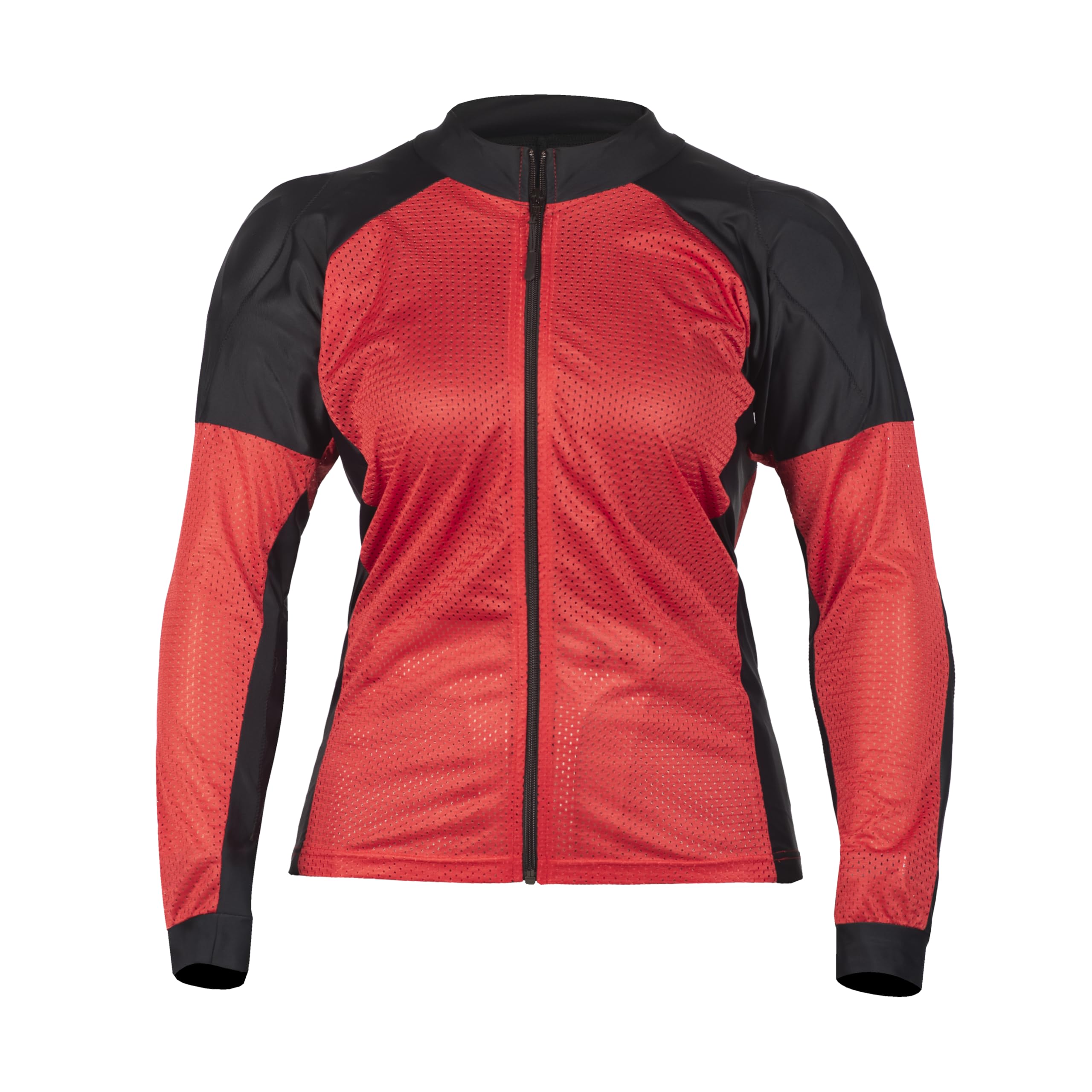 Wicked Stock Mesh Armored Motorcycle Shirt For Men And Women-Ce Level 2-Soft And Stretchy Lightweight-Removable Padding