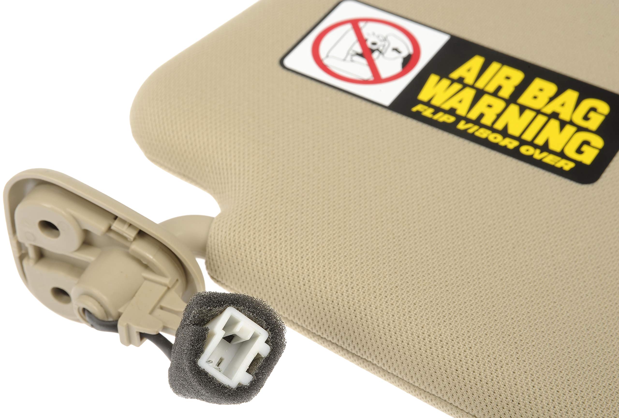 Dorman Driver Side Sun Visor, Beige, Plastic, Model 74212, Compatible with Select Hyundai Models