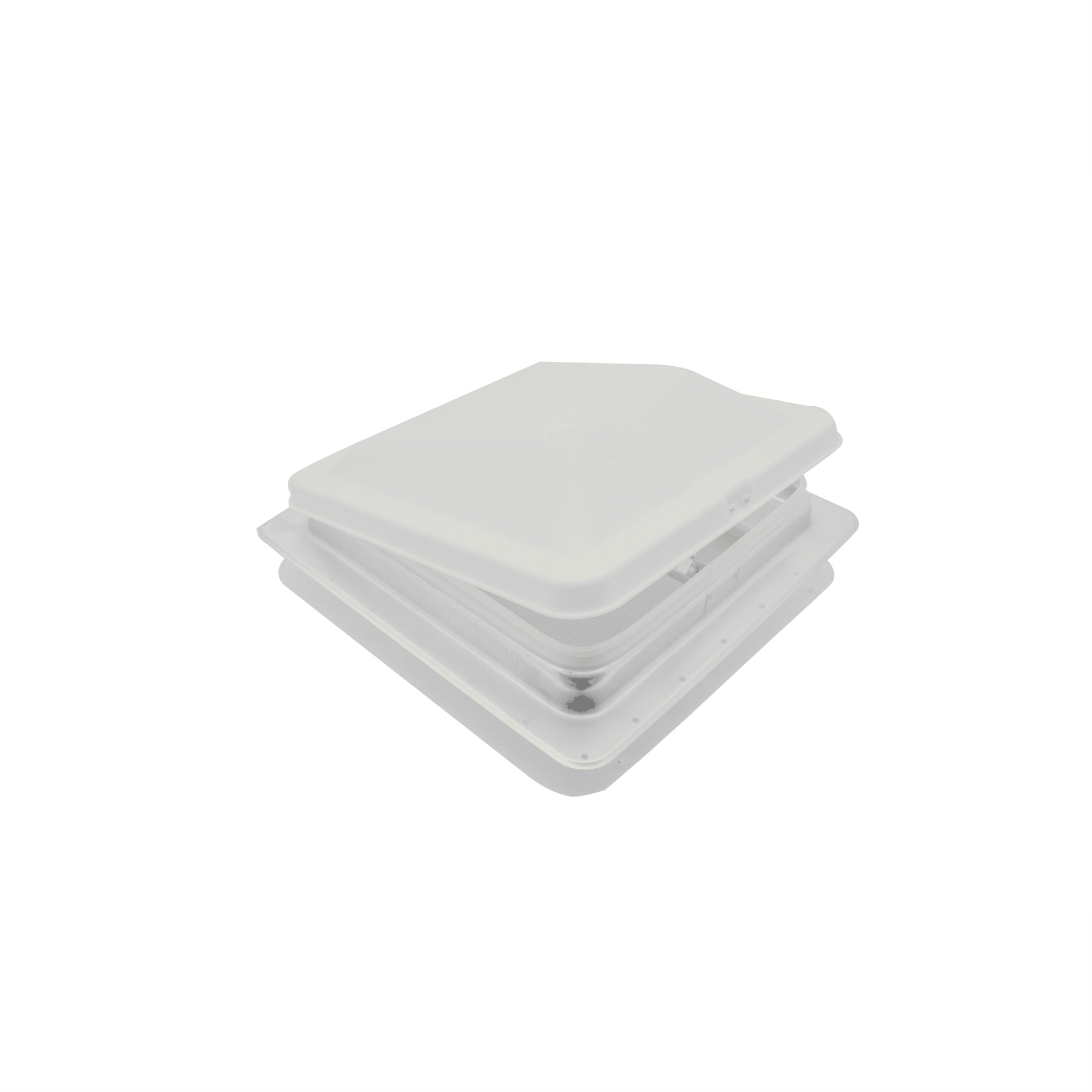 Hengs 71111AC1G1 Universal Roof Vent NonPowered with Exchange Lid  14 White