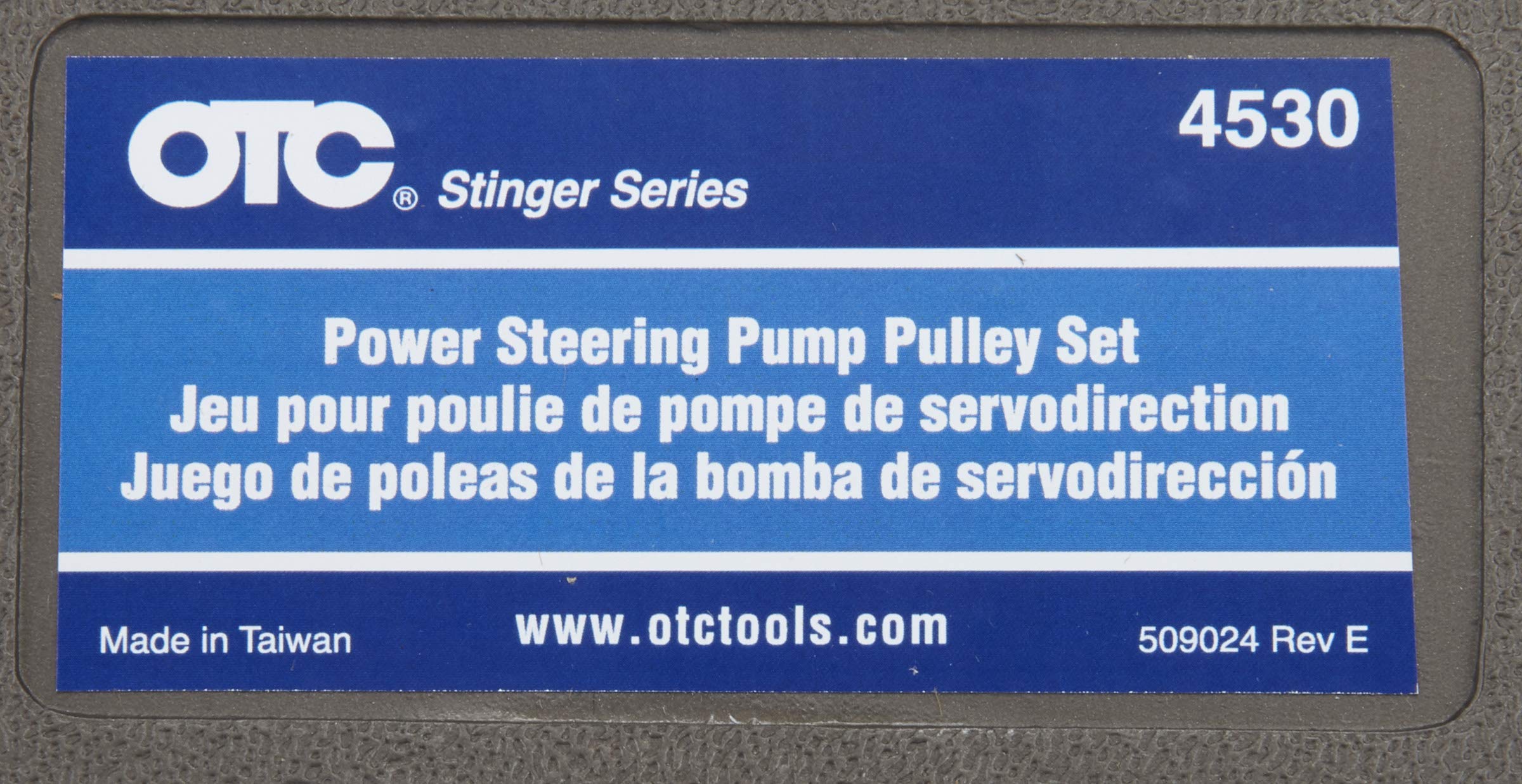 Otc Tools 4530 Power Steering Pump Pulley Service Set