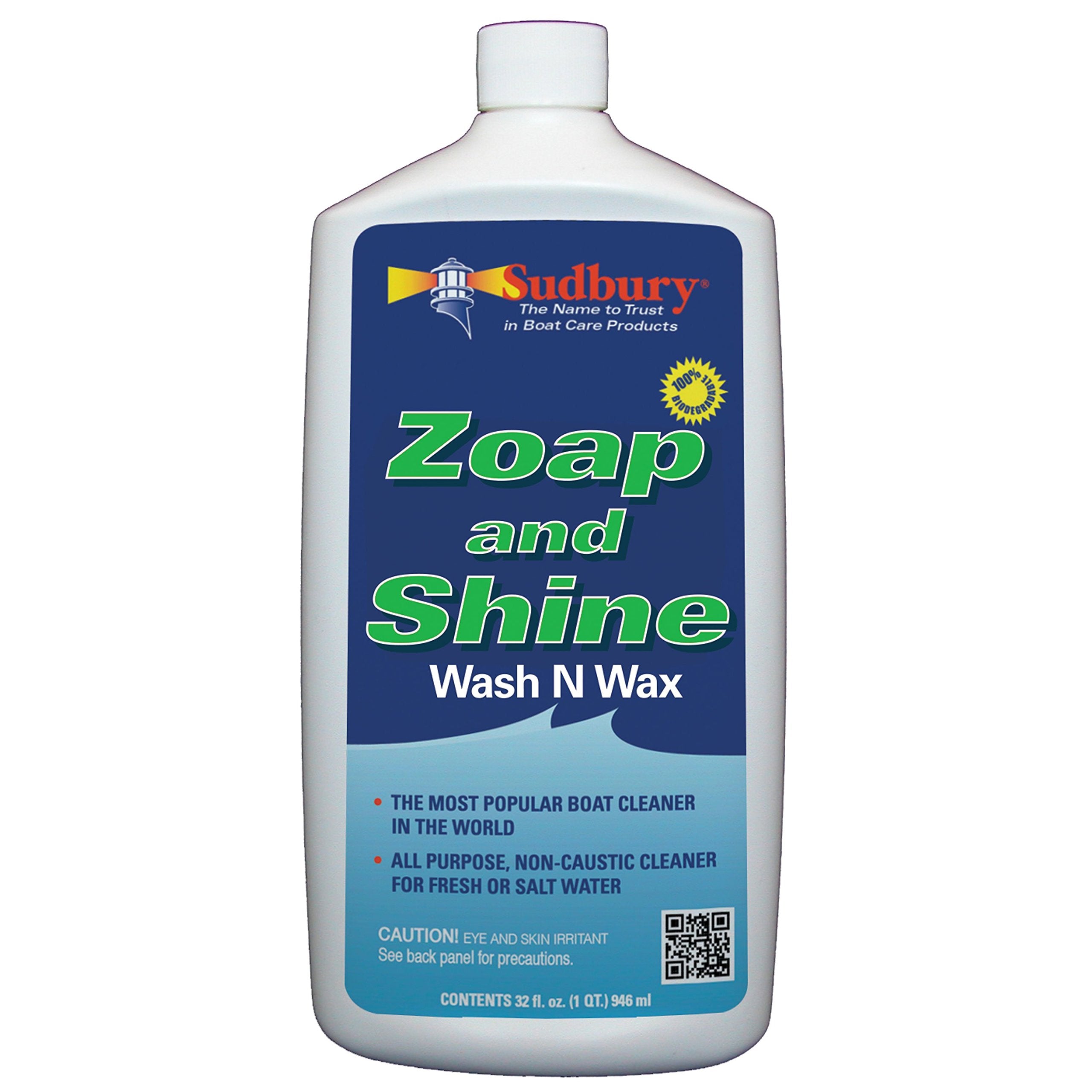 Sudbury 809Q Zoap N Shine Wash And Wax (Quart)