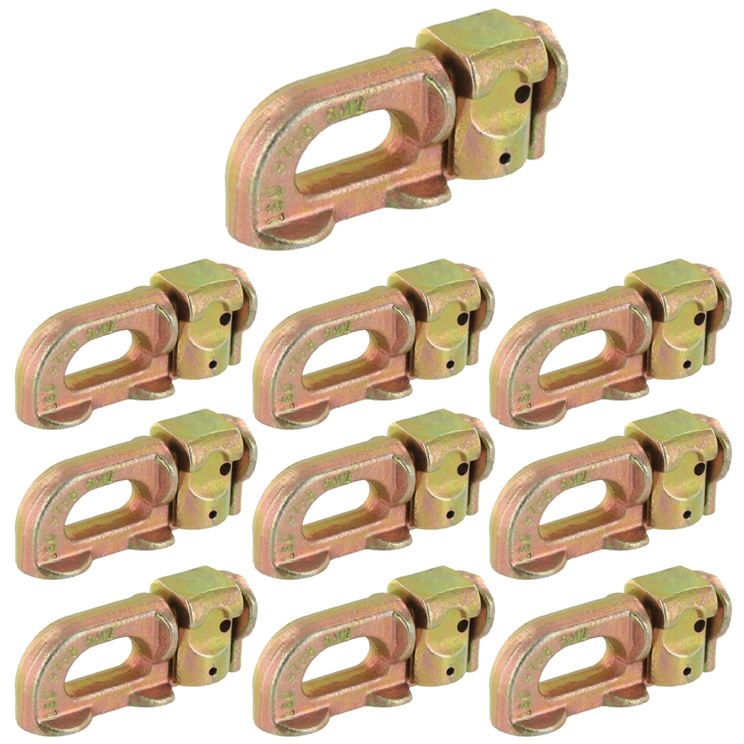 US Cargo Control L Track Double Stud Fitting, Use with L Track Rails in Your Truck, Van, Or Trailer to Create Instant Tie-Down A