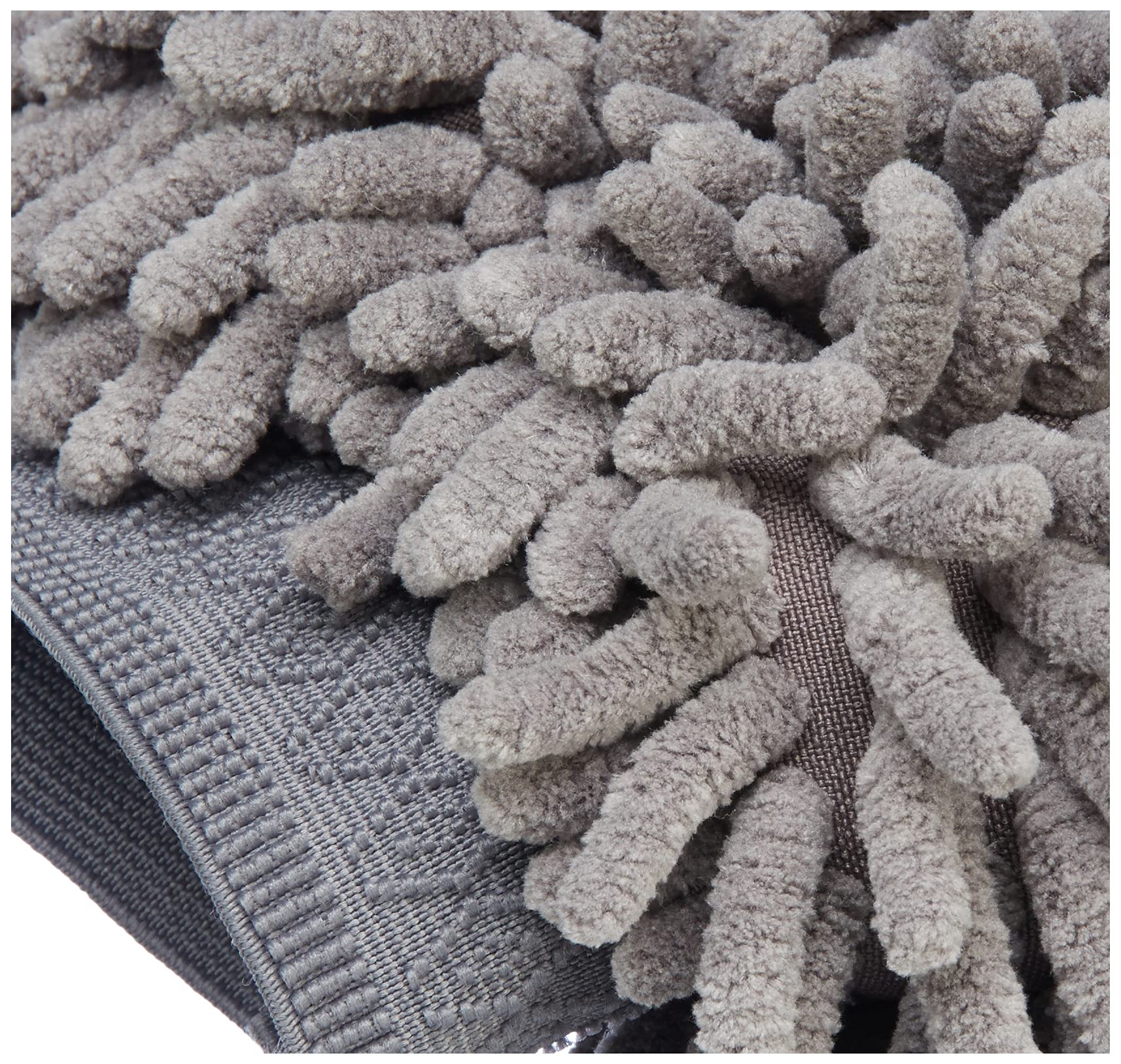 Amazon Basics Absorbent Microfiber Car Wash Drying Mitts, 2 Pack, Gray, 10.44 L X 9.06 W