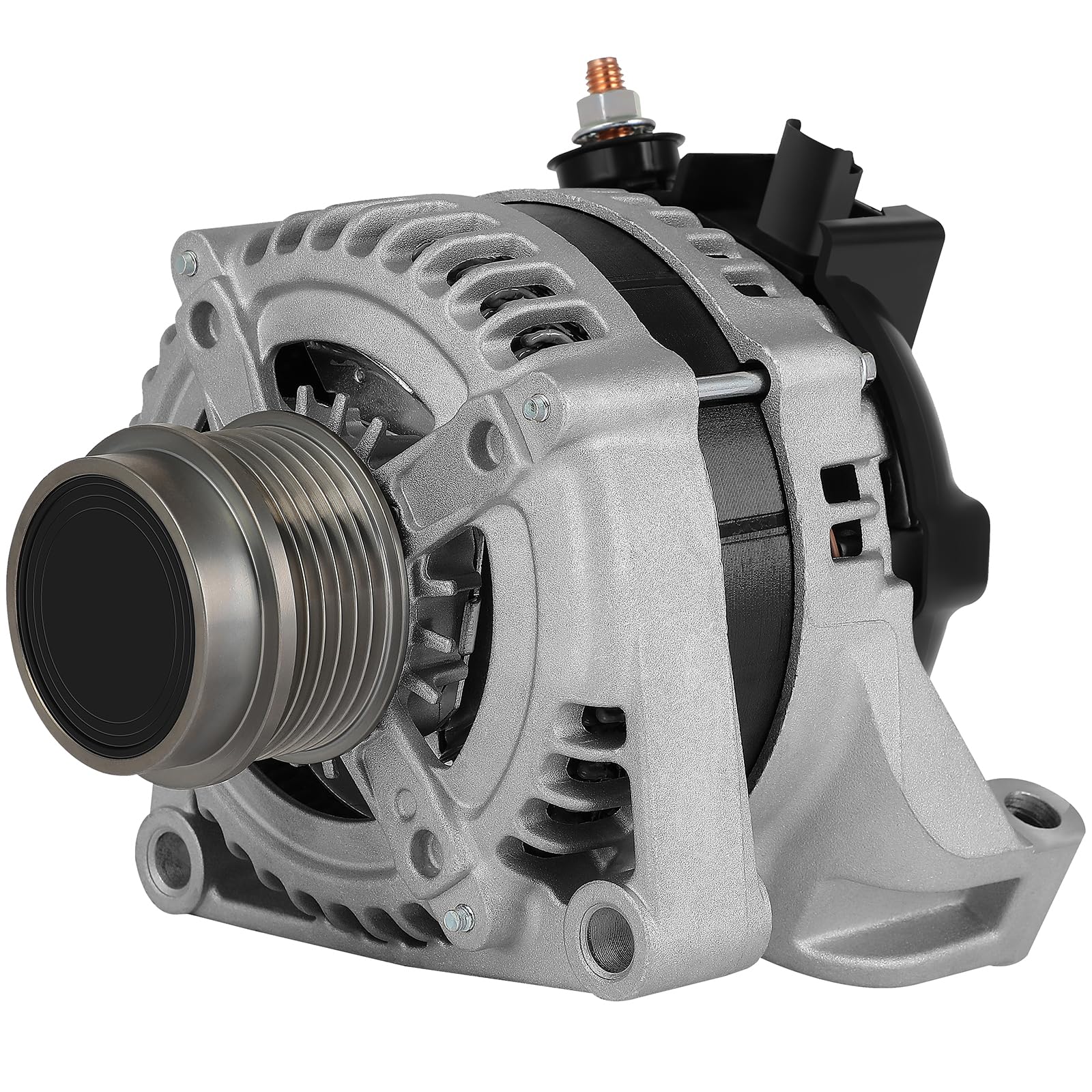 SCITOO Alternator Fits for Jeep Liberty 2005-2006 L4 2.8L - 12V 150Amp CW SD6 Groove Pulley, Replace OE 11114 104210-4240 104210