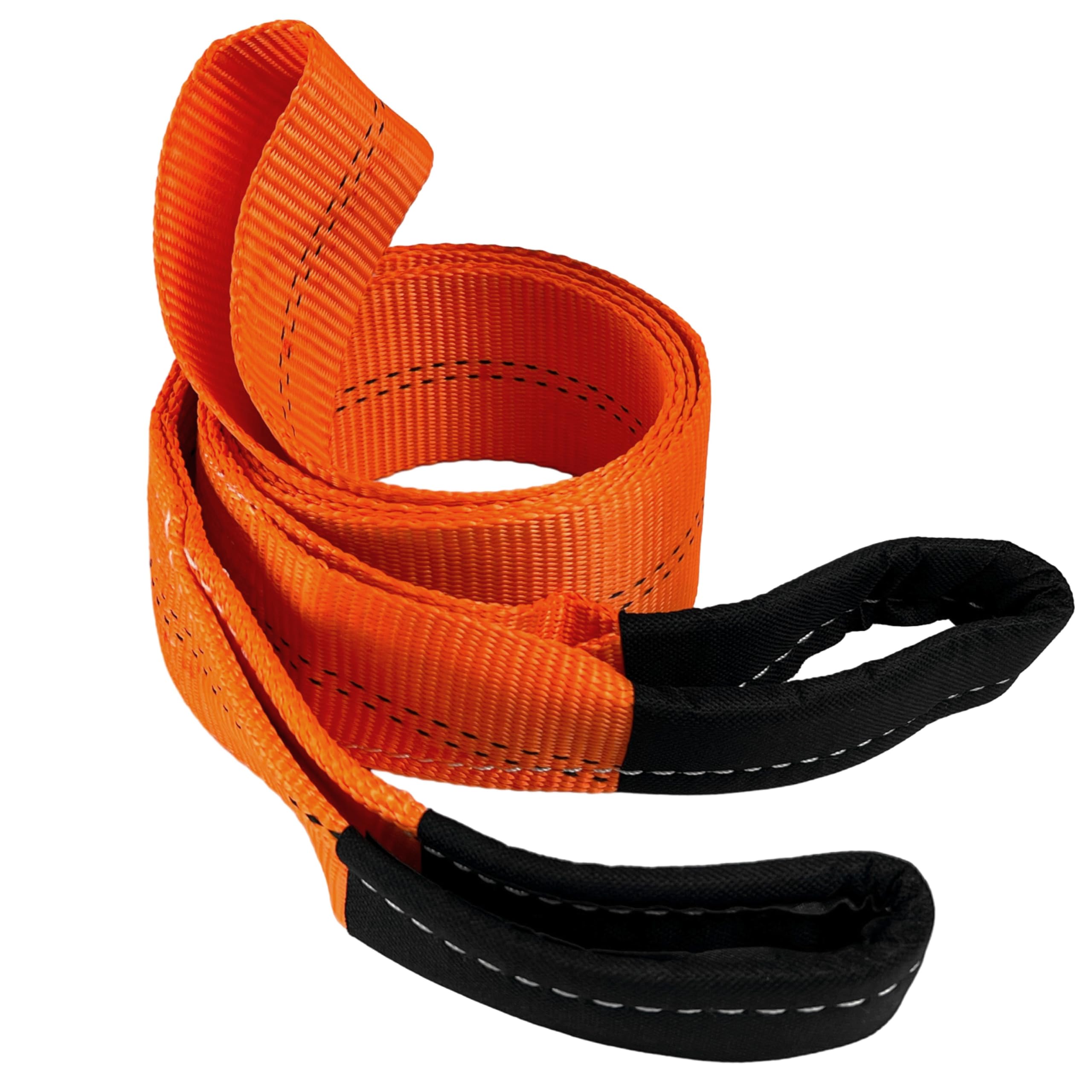 HFS(R) Tree Saver, Winch Strap, Tow Strap 30,000 Pound Capacity (3X8FT, Orange)