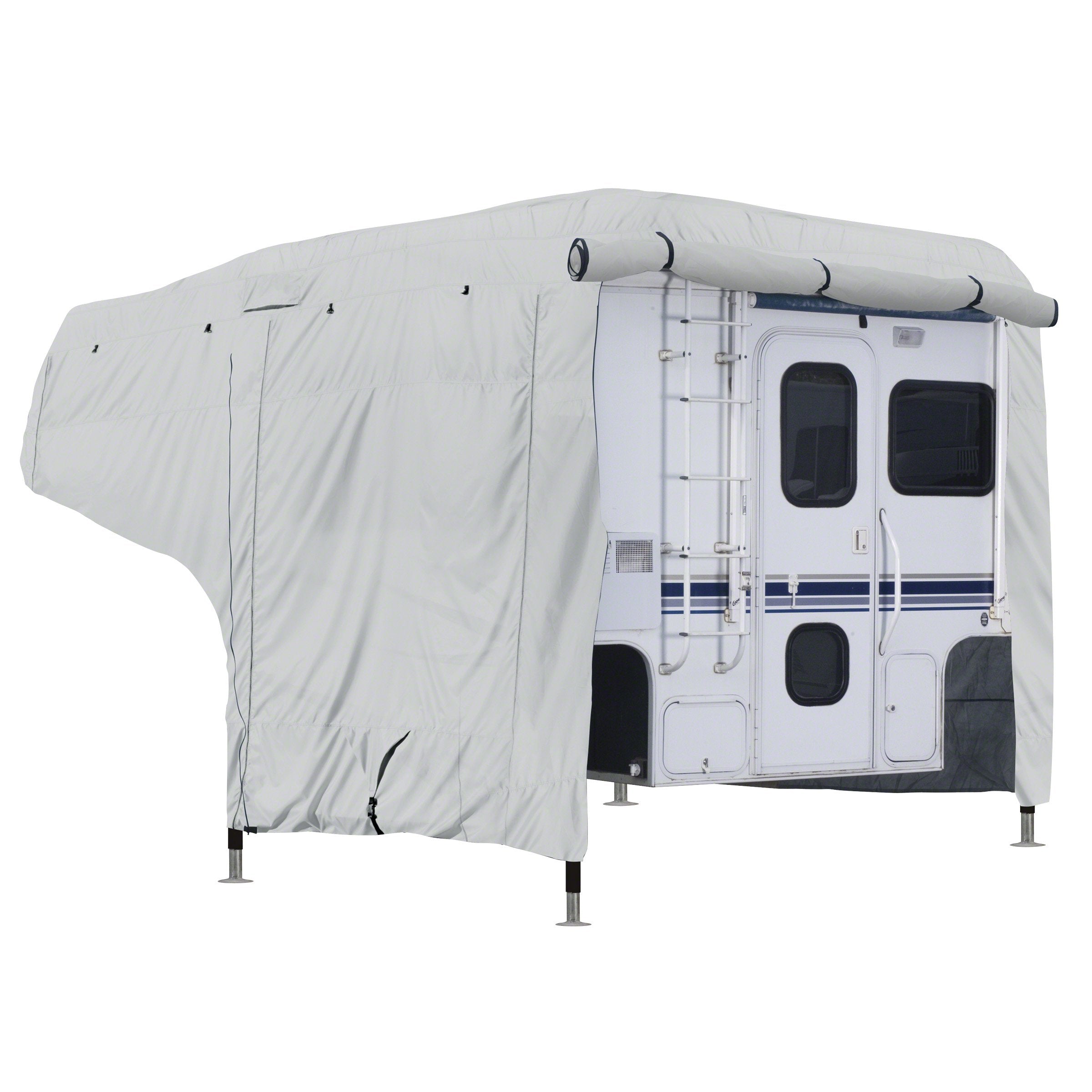 Classic Accessories Over Drive Permapro Deluxe Water-Repellent Camper Cover, Fits 10' - 12' Campers