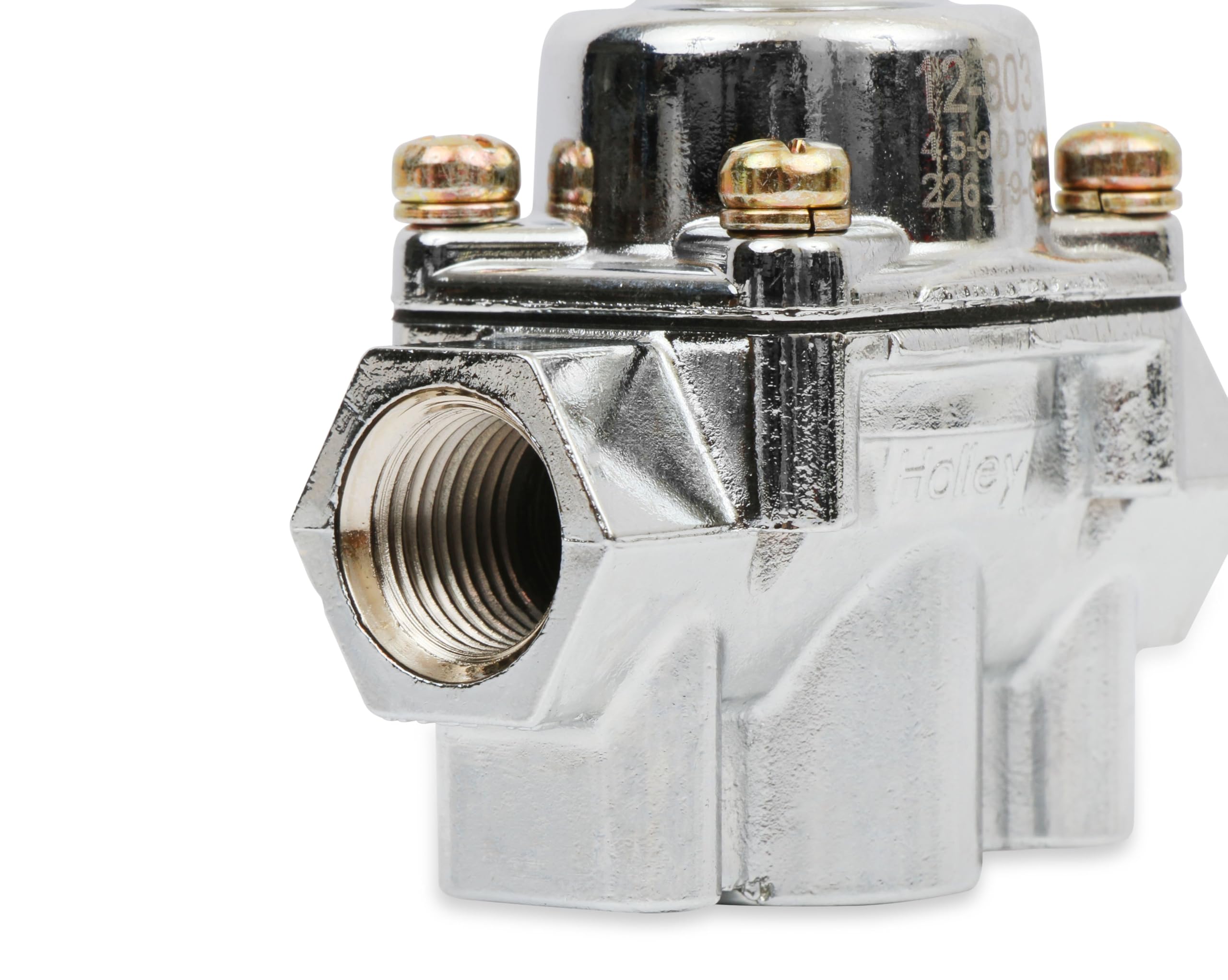 Holley 12-803 Reg, Fuel Pressure 4.5-9 Psi, Shiny