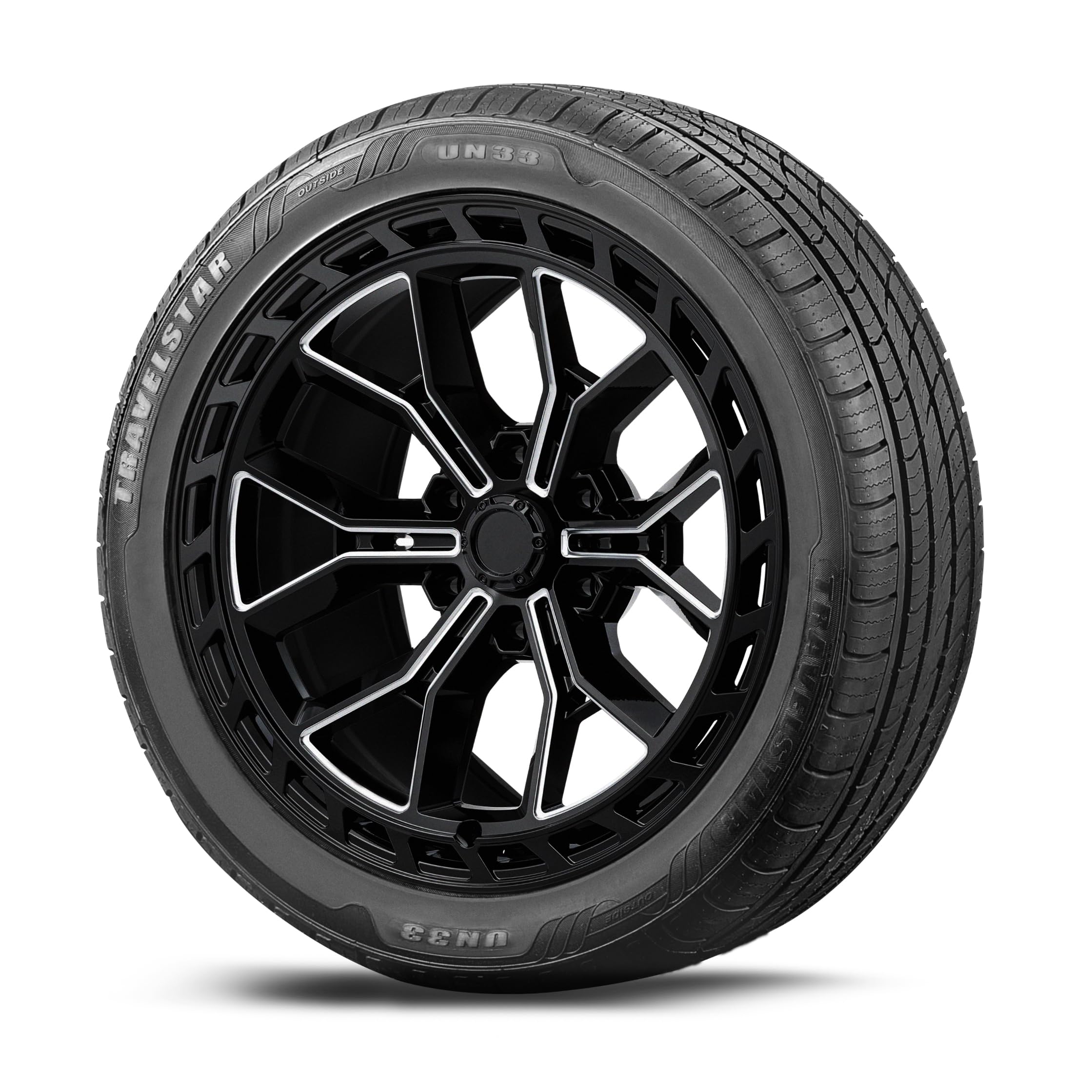 Set of 4 Travelstar UN33 225/45R17 91V All-Season High Performance Passenger Tire 225/45/17 - Includes Road Hazard Warranty (Tir