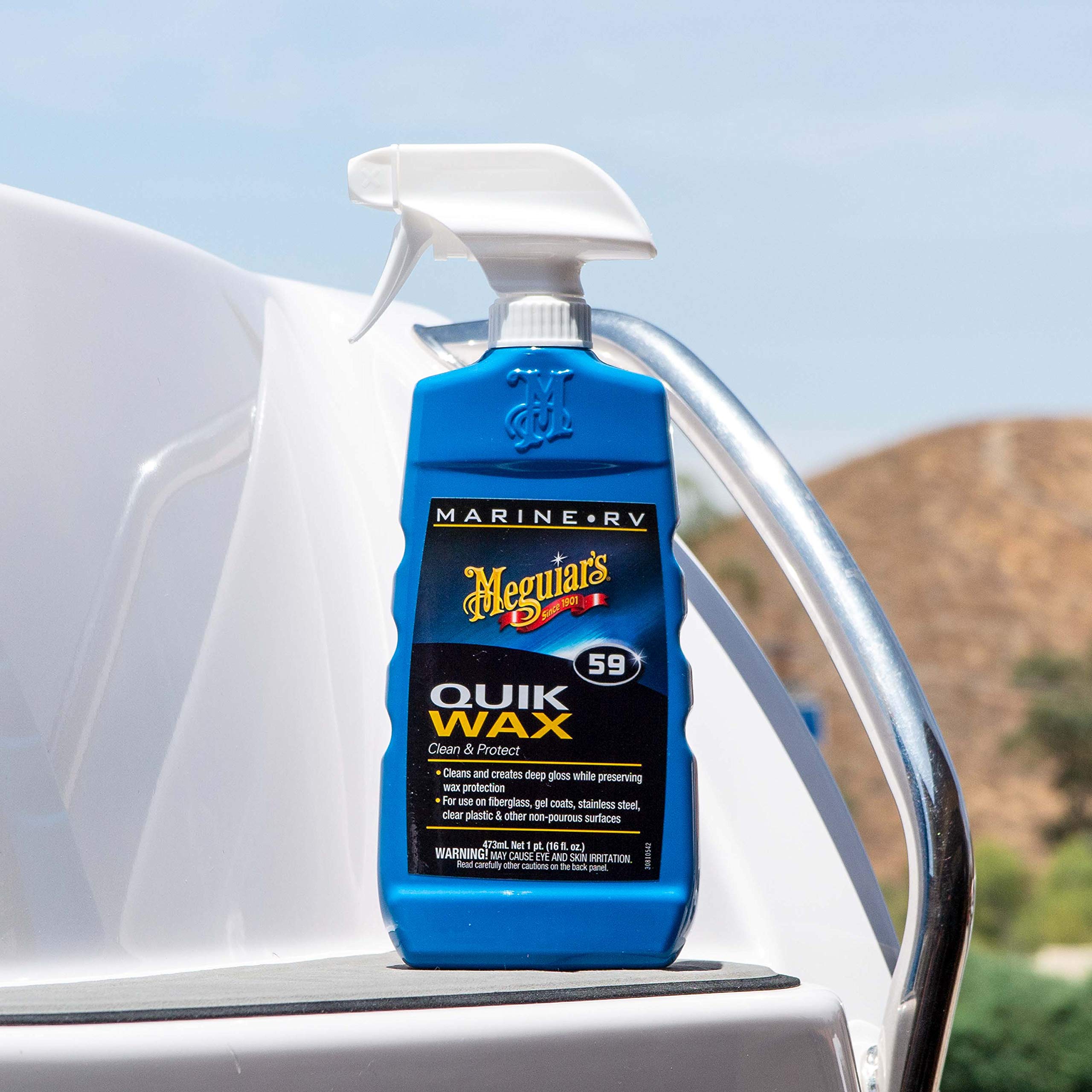 Meguiar   S M5916 Marine/Rv Quik Wax Clean & Protect, 16 Fluid Ounces