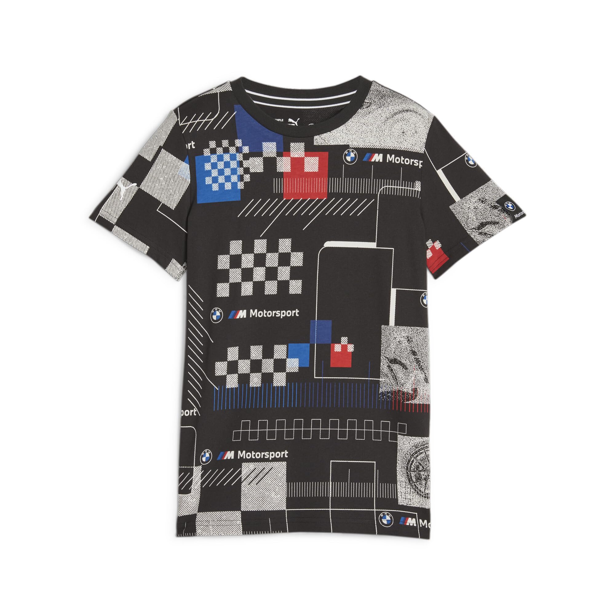 PUMA Kids' BMW M Motorsport Graphic T-Shirt, Black, X-Large
