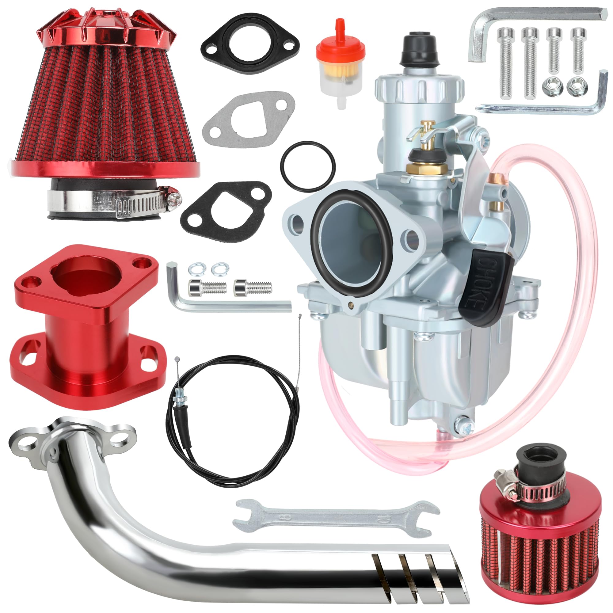 YOXUFA VM22 Carburetor 212cc Stage 1 Kit Replacement for Predator 212 224cc 196cc 6.5hp Engine Coleman BT200X CT200U CT200U-EX K