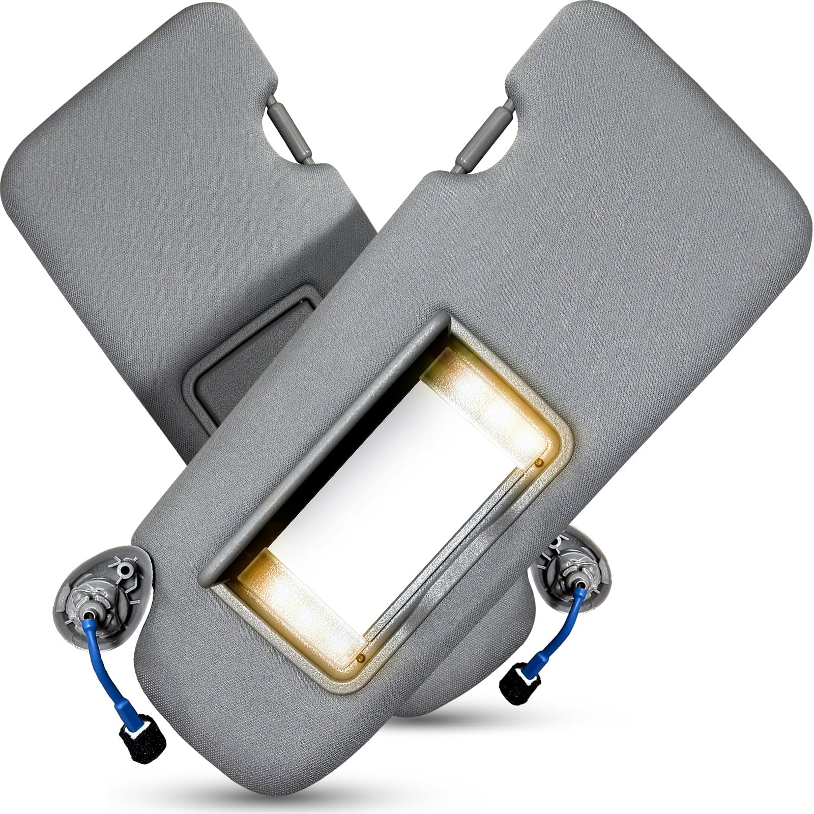 Left Driver & Right Passenger Side Sun Visor For Honda Crv 2017 2018 2019 2020 2021 2022 Replace 83280-Tly-H11Zb With Vanity Lig