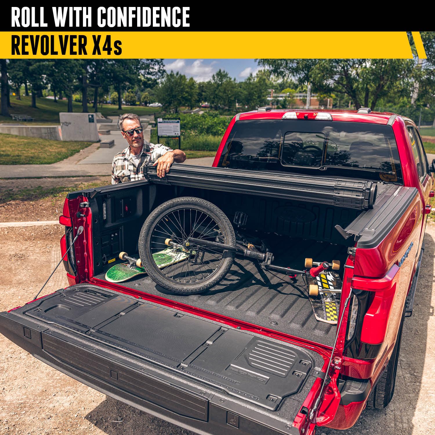 Realtruck Bak Revolver X4S Hard Rolling Truck Bed Tonneau Cover | 80101 | Fits 1988 - 2013 Chevy/Gmc Silverado/Sierra & C/K 6' 6' Bed (78')