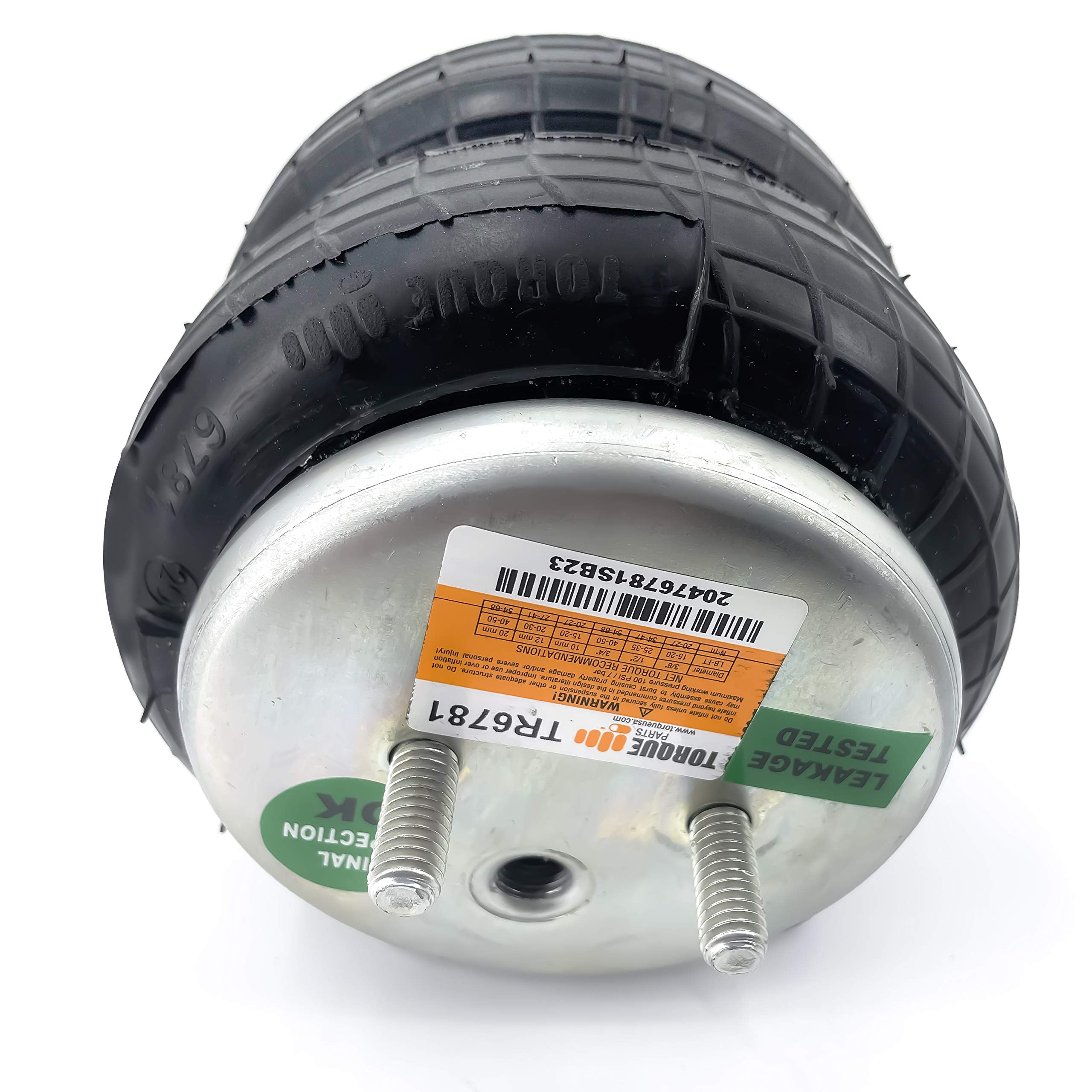 Torque Air Bag Replacement Kit TR6781 for Firestone 6781/6957 - 2 pcs, 5,000 LBS Capacity, Air Bags Only