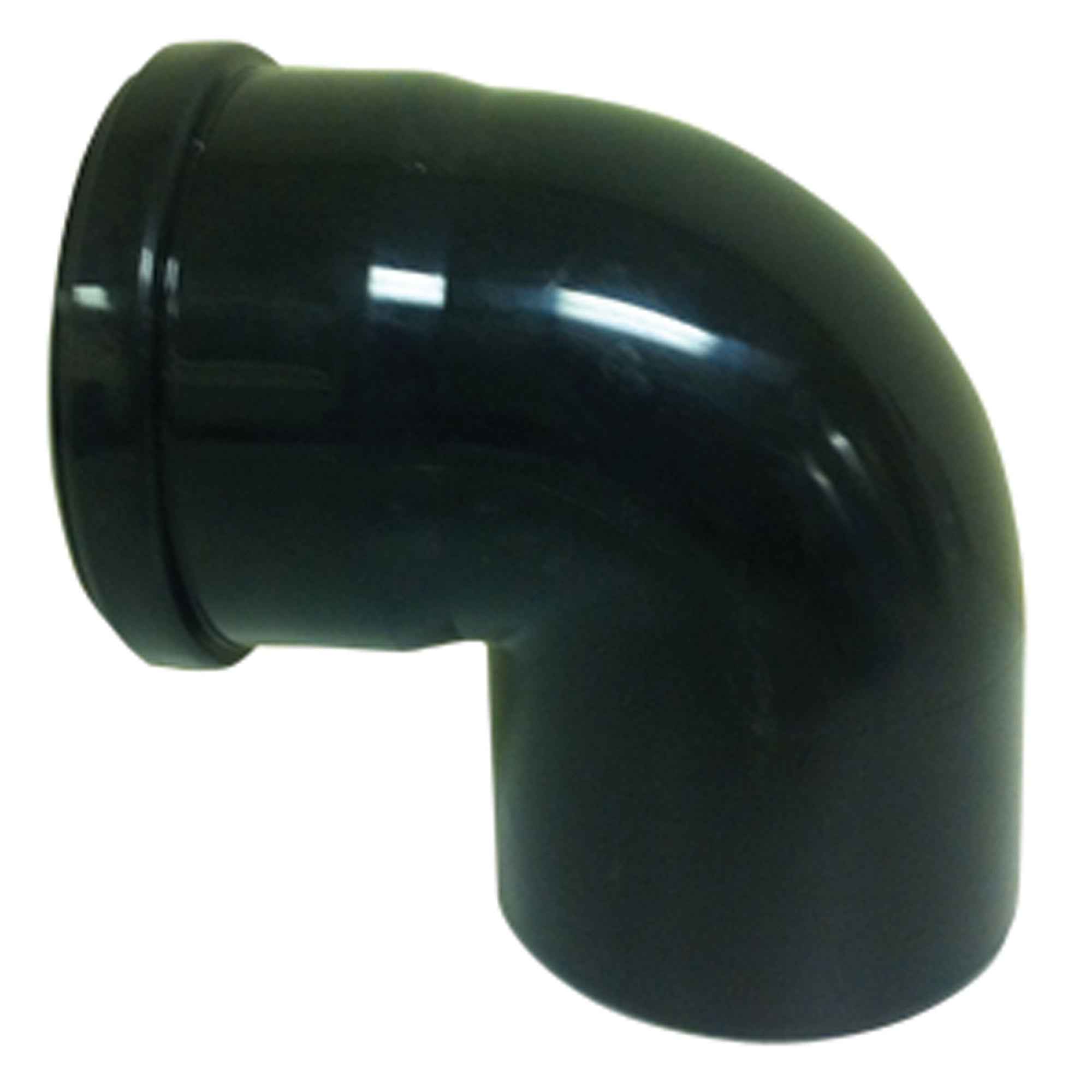 Centrotherm ISEL0487UV InnoFlue Residential SW Black Standard Elbow PPSUV  87 Degree, 4 in. Diameter