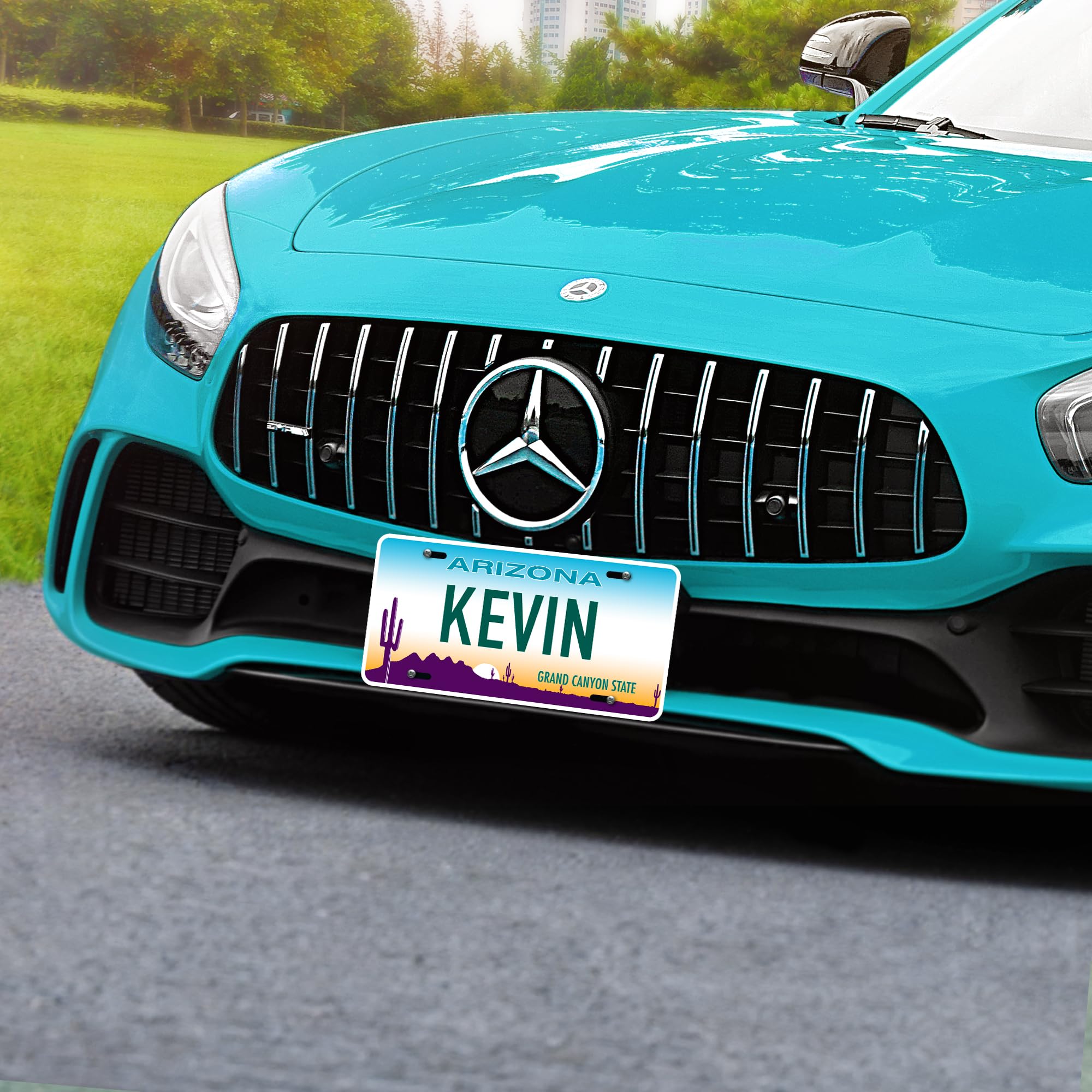 My Sign Center Custom Arizona License Plate - Personalized 6x12 Inch Rust-Free Aluminum, Fade Resistant, USA Made