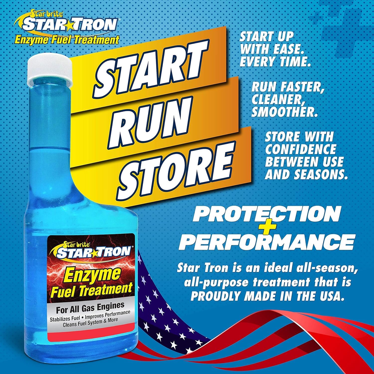 Star Brite Tron Enzyme Fuel Treatment Gas Additive (8-Ounce)