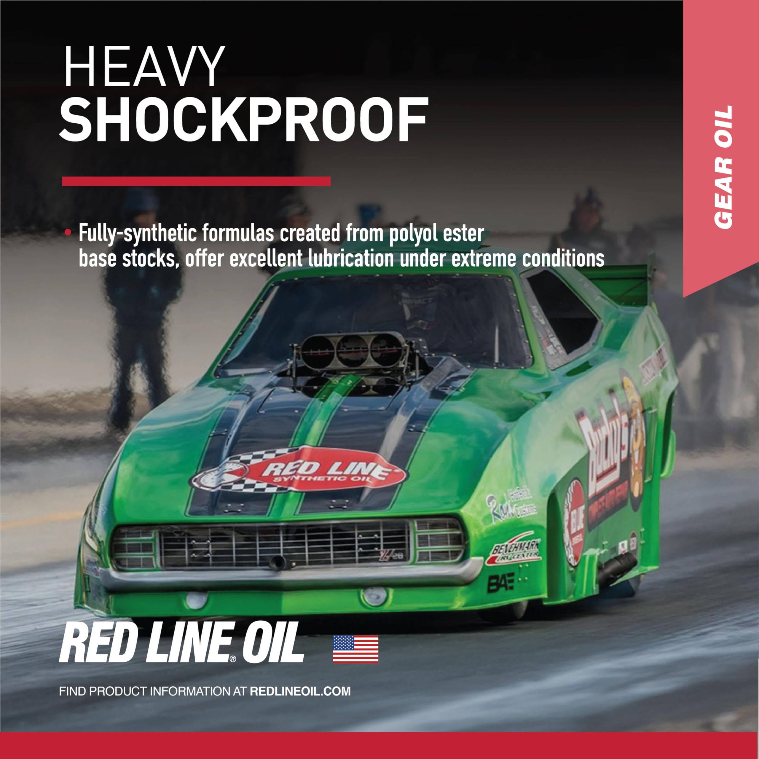 Red Line 58204 Heavy Shockproof Gear Oil - 1 Quart (2 Pack)
