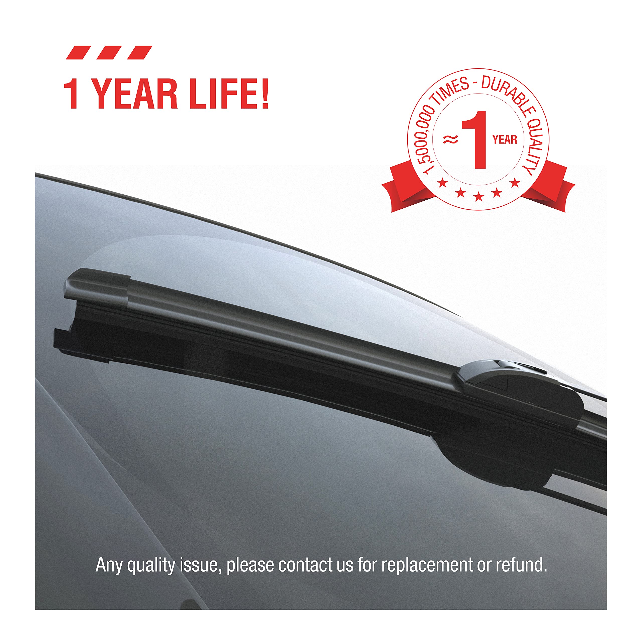 Berg Regen  26''+16'' Windshield Wipers With 12'' Rear Wiper Blade Sets Replacement For Toyota Rav4 2022 2021 2020 2019/Mazda 5