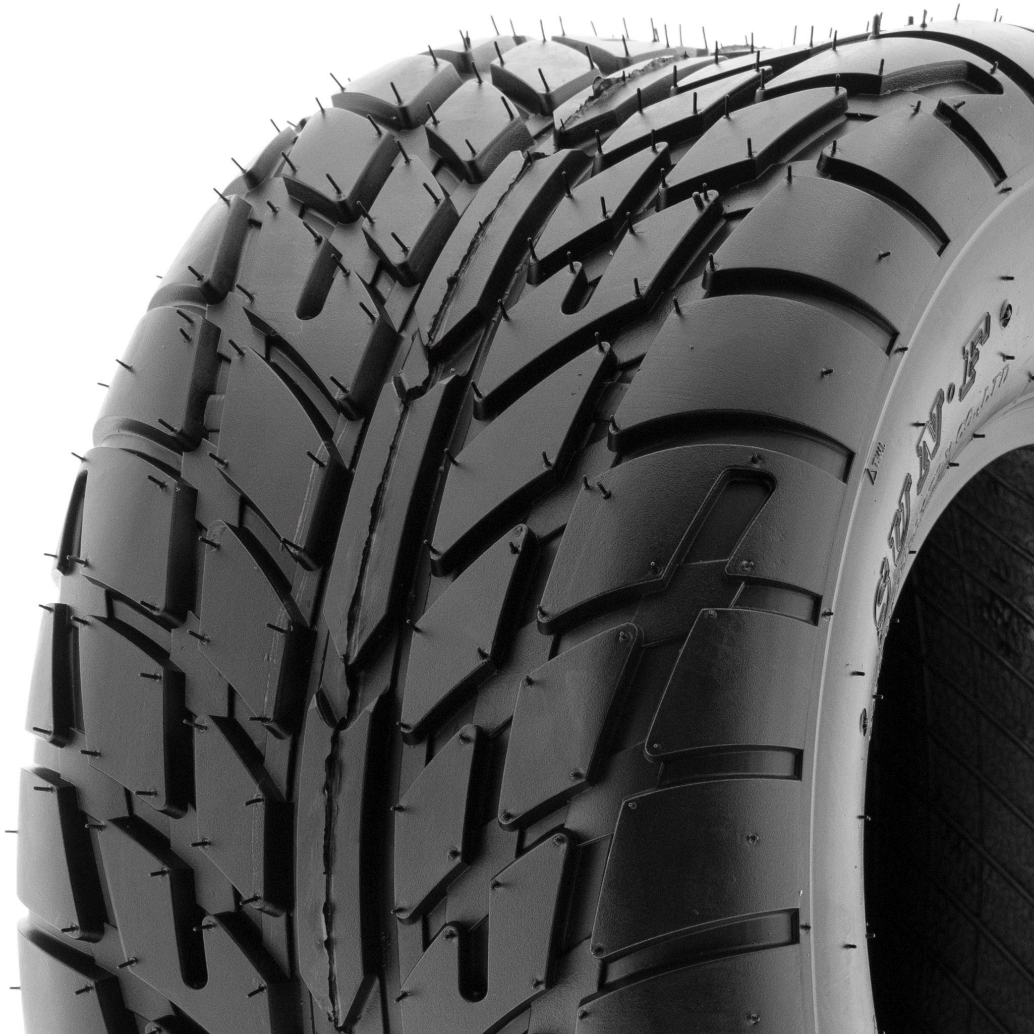 Pair of 2 SunF A021 TT Sport ATV UTV Dirt & Flat Track Tires 20x10-10, 6 PR, Tubeless