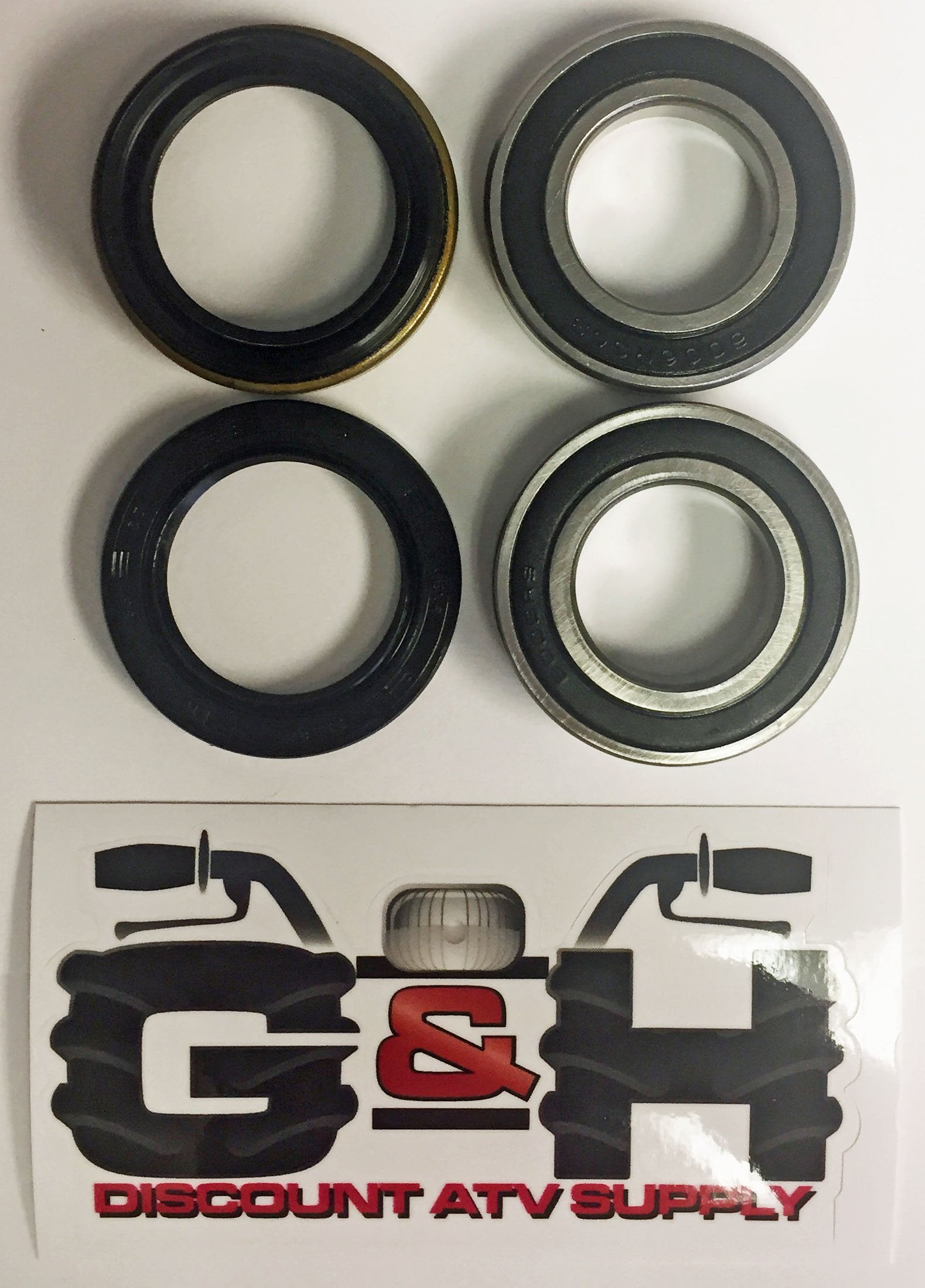 Front Wheel Axle Tube Bearing & Seal Kit For 1994-2000 Yamaha Yfb 250 Timberwolf 4X4