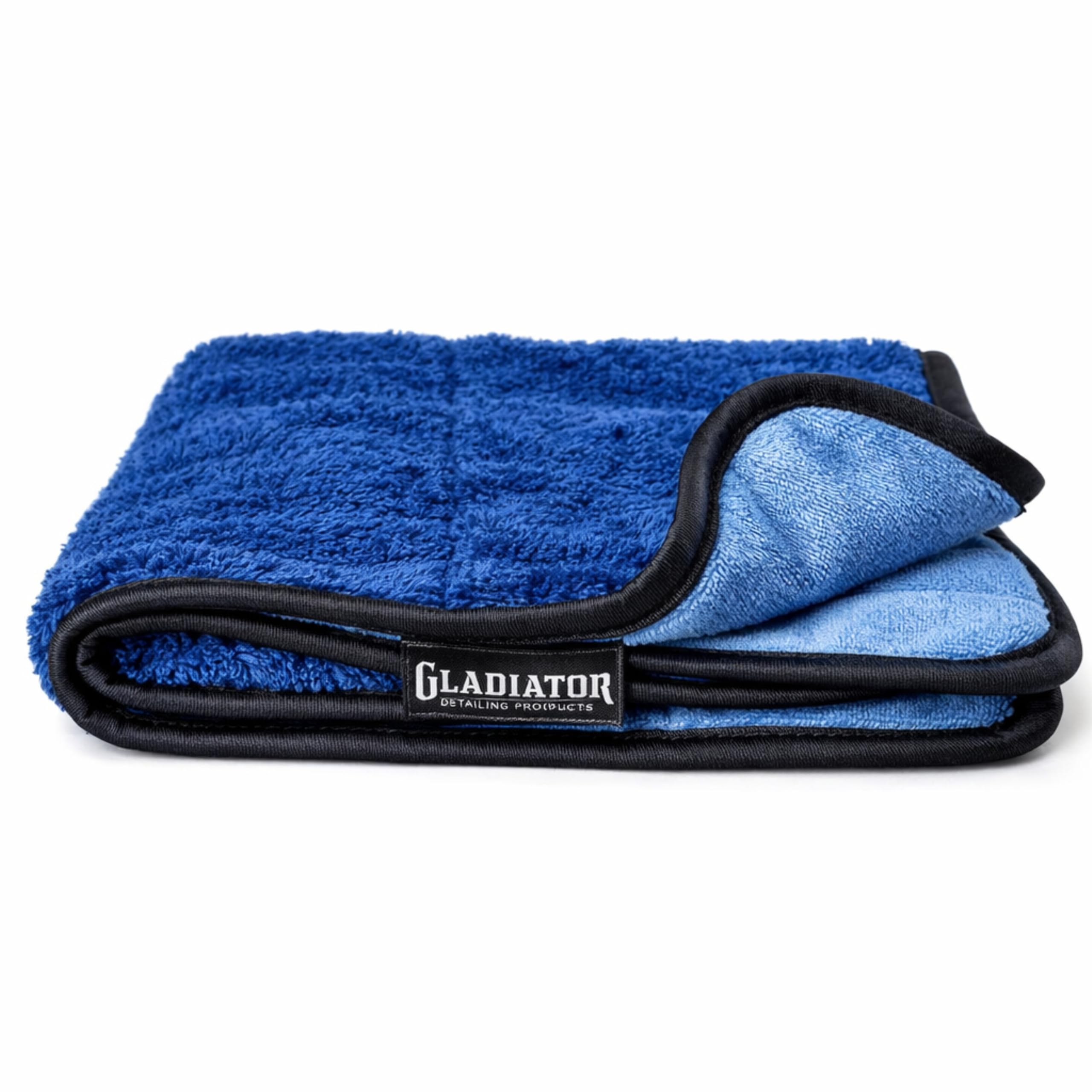 Bergmann Gladiator 2in1 Metal & Glass Cleaning Microfibre for Car, Bike and Home, Double Ply, High Density, SuperAbsorbent Mi