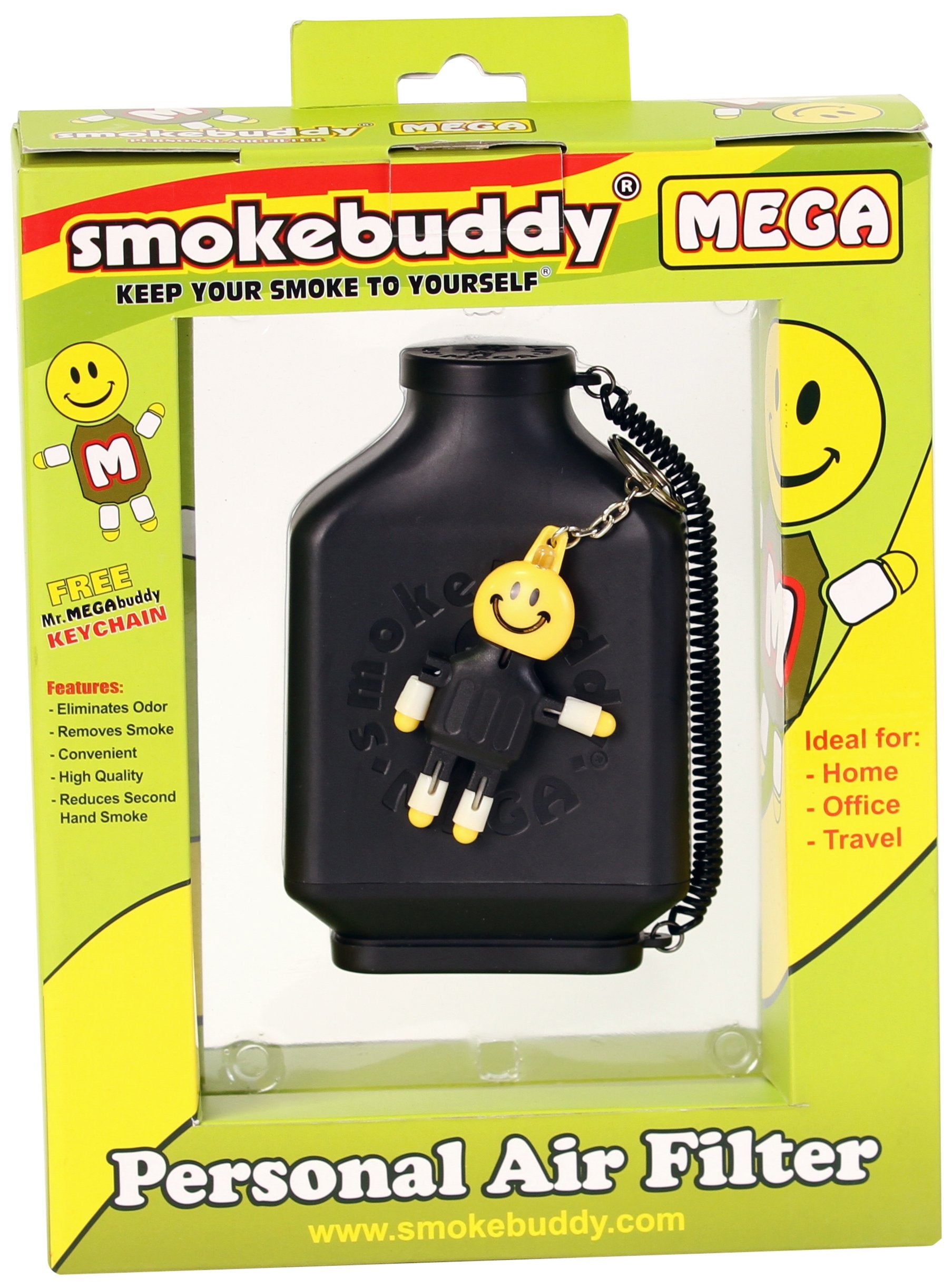 Smoke Buddy Smokebuddy Personal Air Filter, 1 Count (Pack Of 1), Black