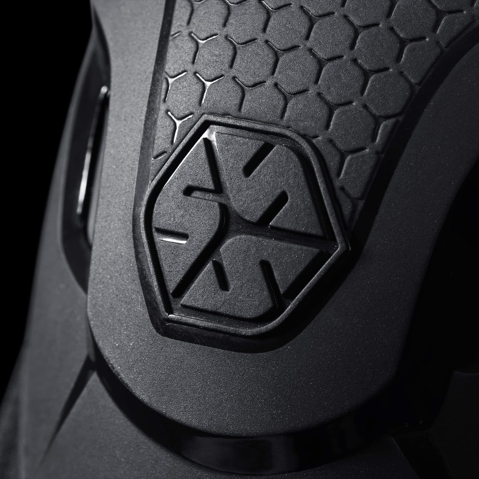 Scoyco Motorcycle Knee Shin Guard Pads - Adjustable Black Armor, Large, Model K46-BC-L, Perfect for Motocross & Mountain Biking